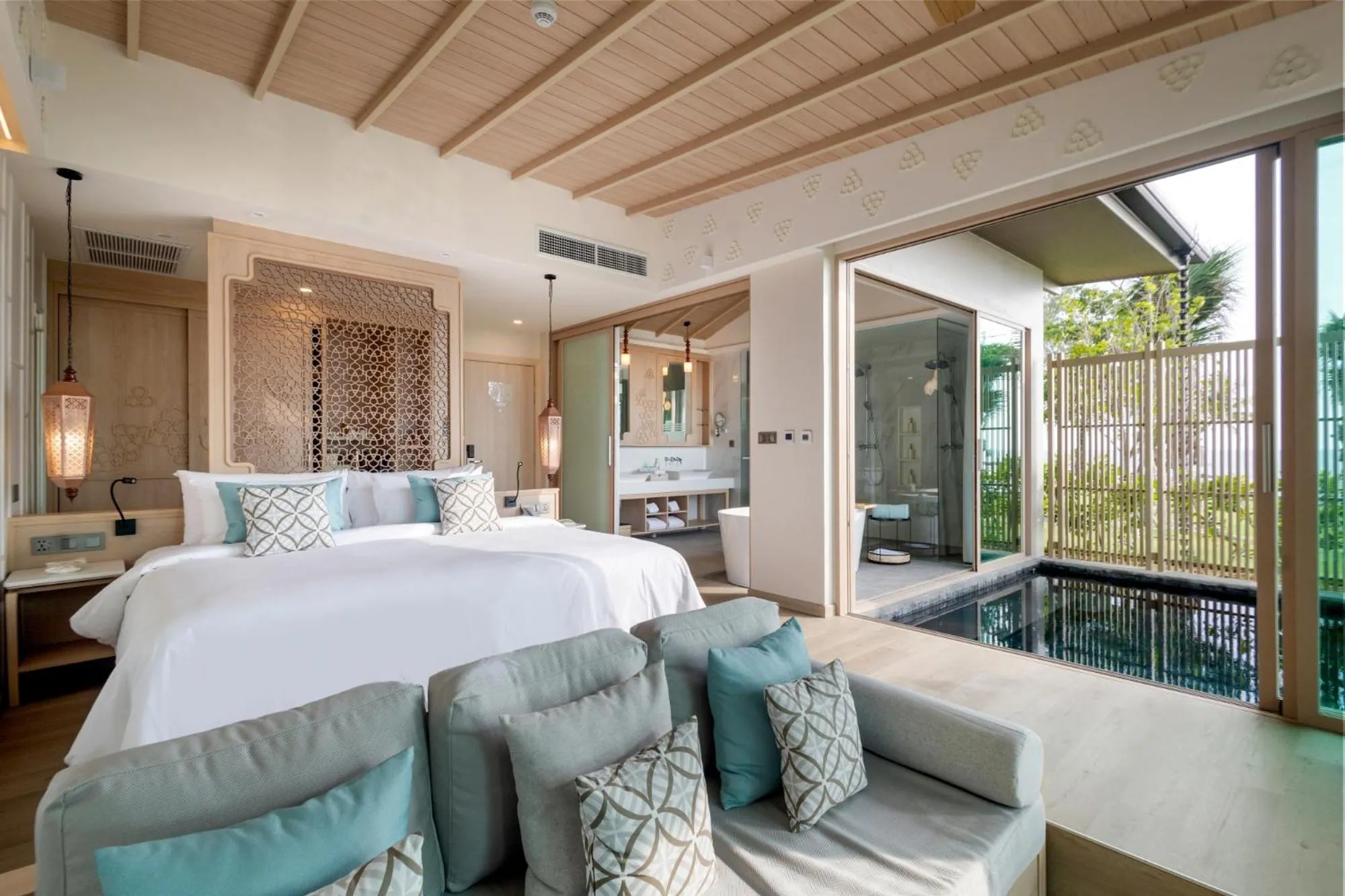 Bed in The Little Shore Khao Lak by Katathani