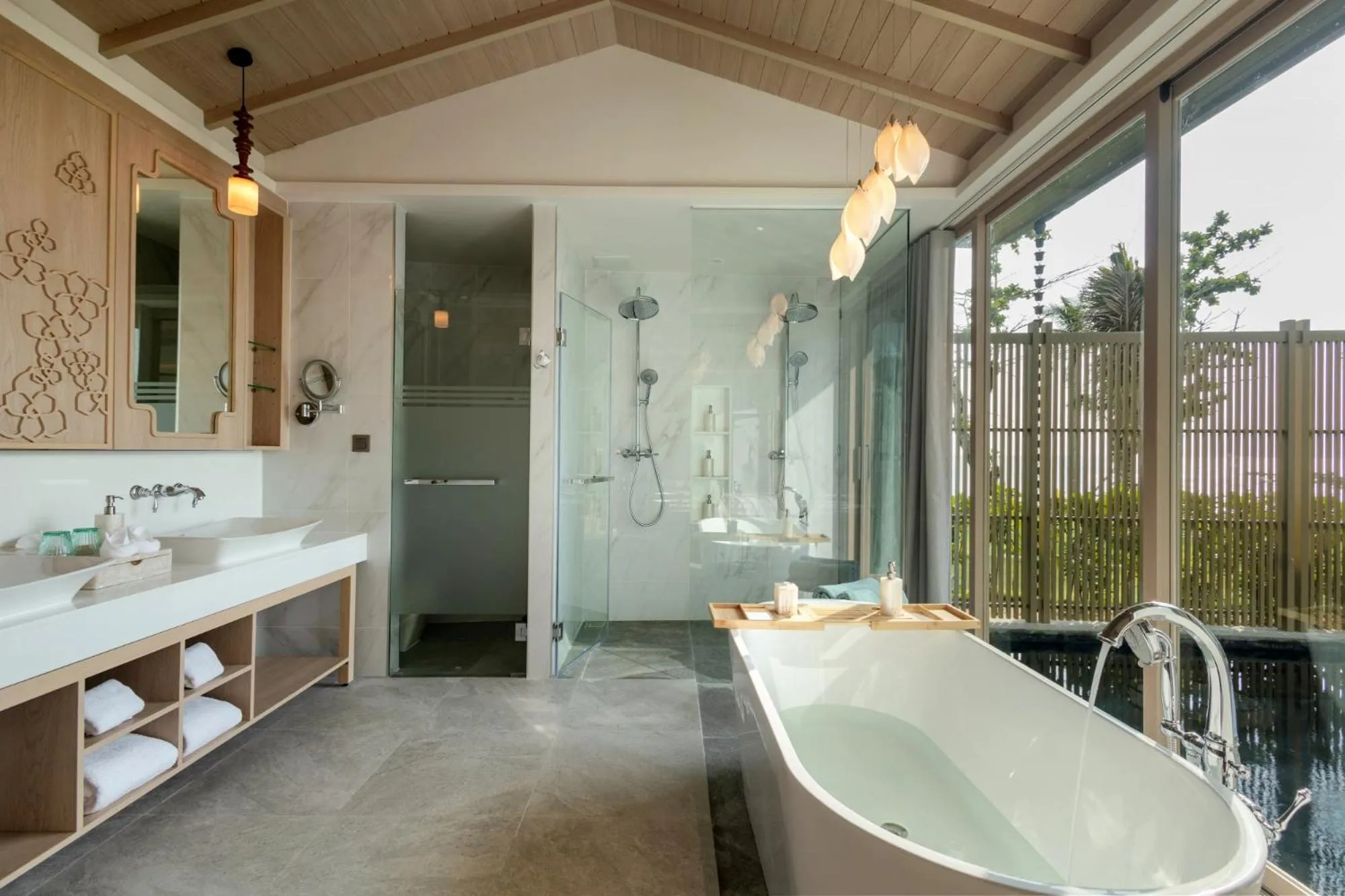 Bathroom in The Little Shore Khao Lak by Katathani