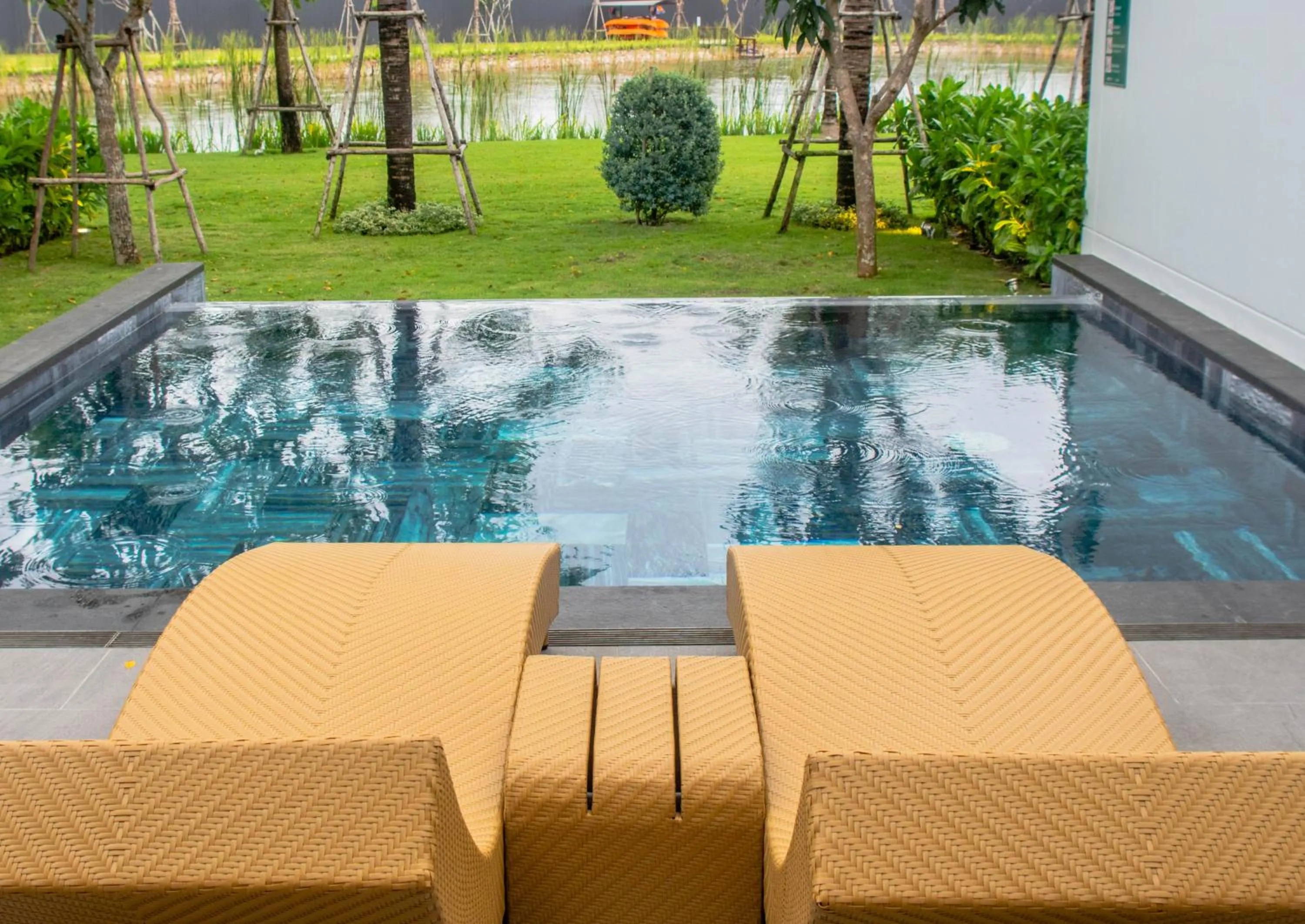 Garden view in HANNAH Villa in Sanctuary Ho Tram 1
