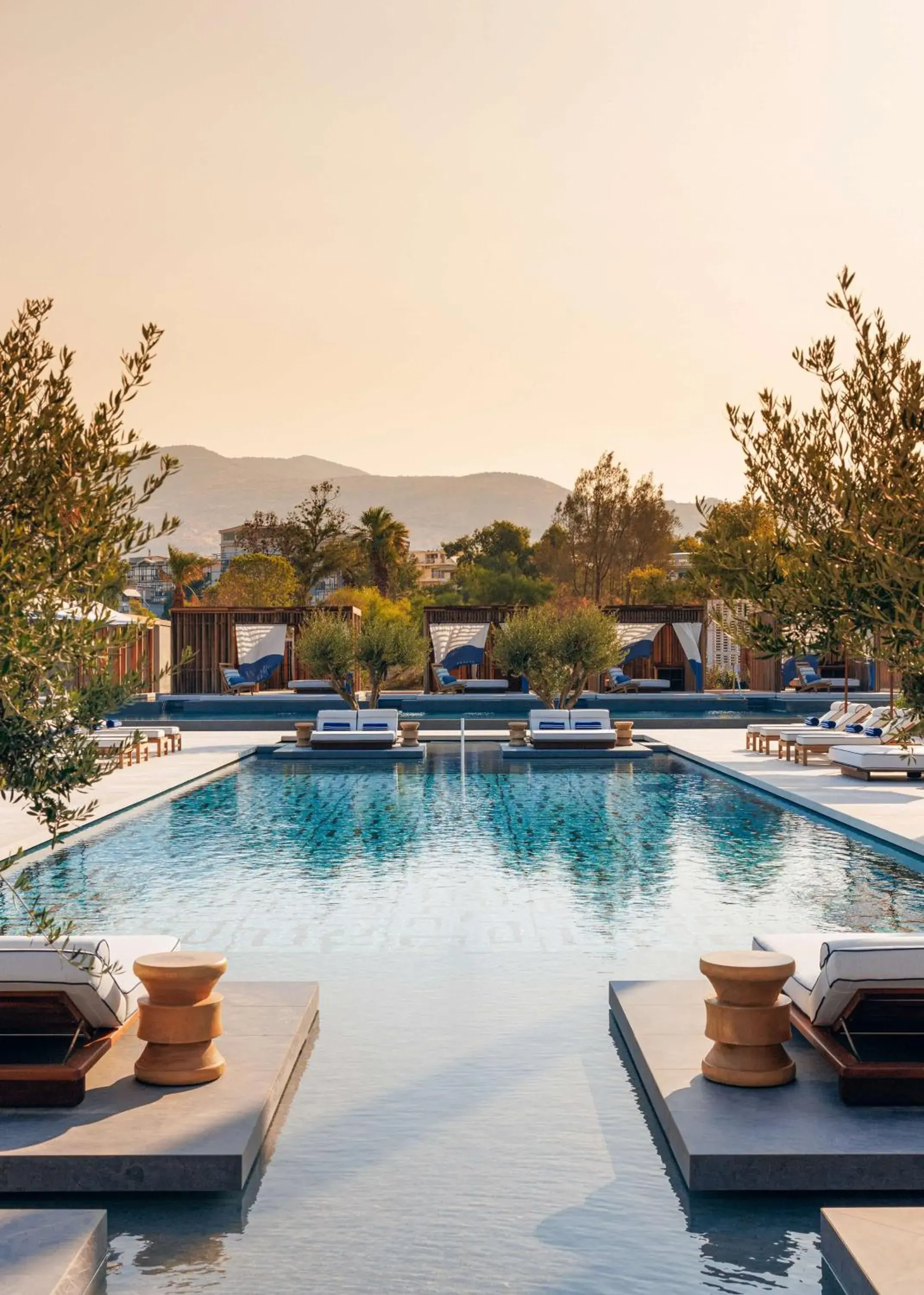 Pool view in One&Only Aesthesis, Athens Pool view in One&Only Aesthesis, Athens