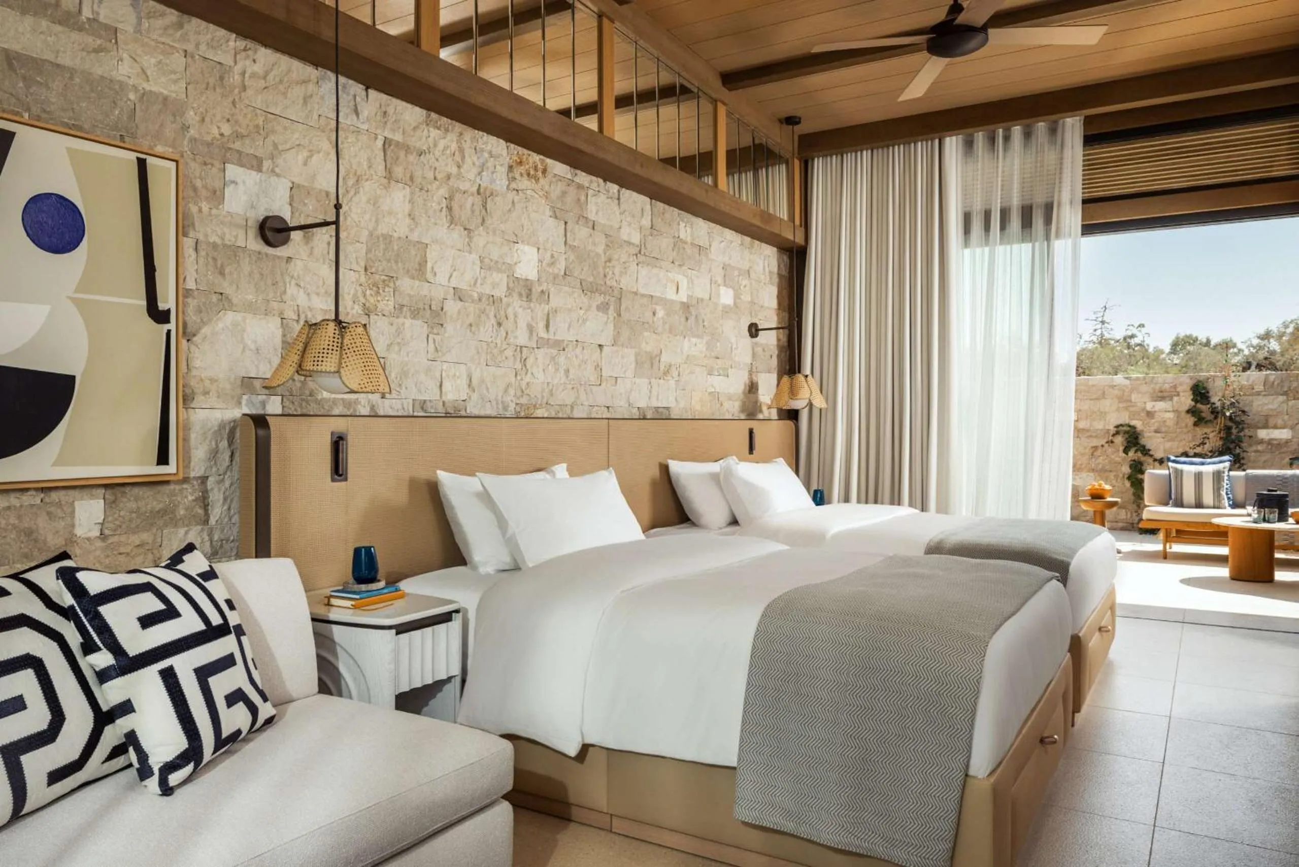 Bedroom, Bed in One&Only Aesthesis, Athens