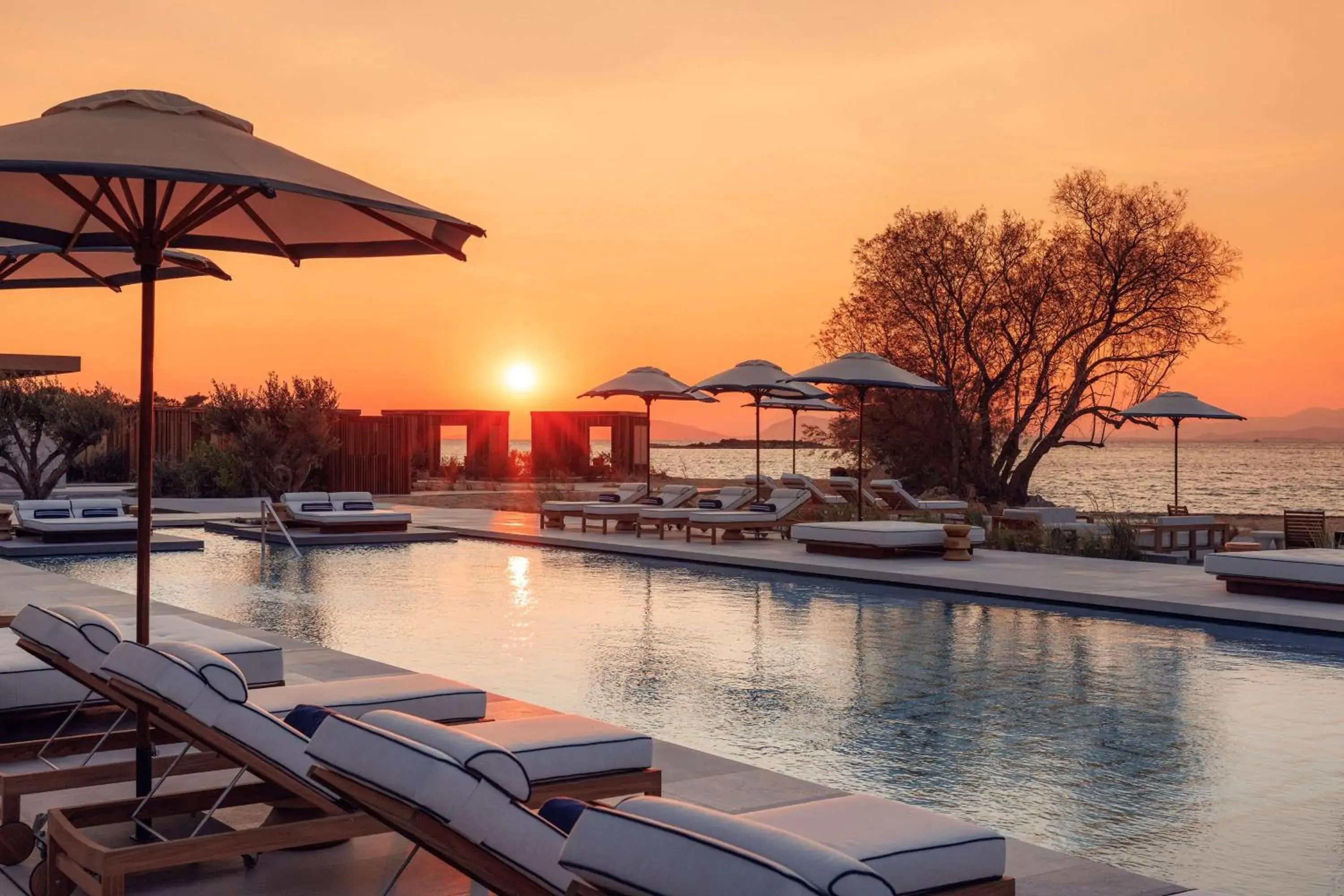 Pool view in One&Only Aesthesis, Athens Pool view in One&Only Aesthesis, Athens