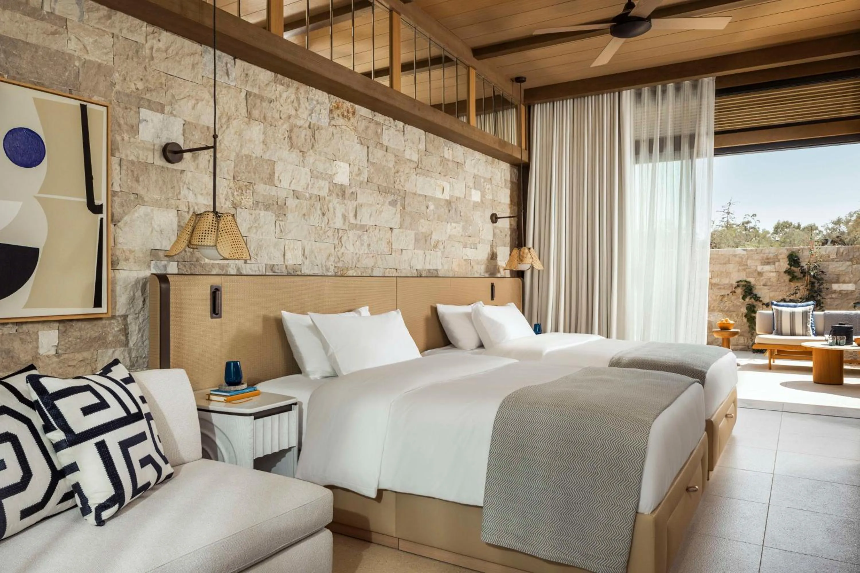 Bedroom, Bed in One&Only Aesthesis, Athens