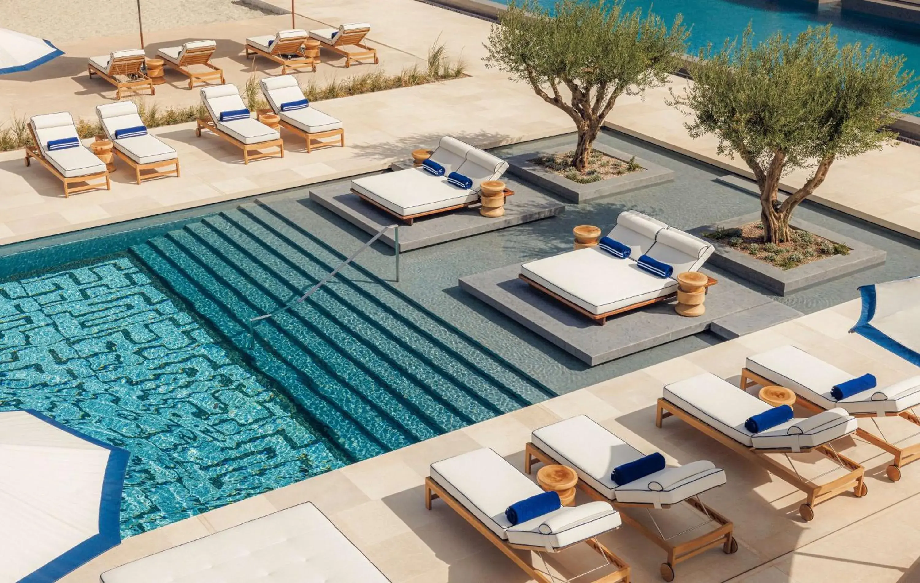 Pool view in One&Only Aesthesis, Athens Pool view in One&Only Aesthesis, Athens