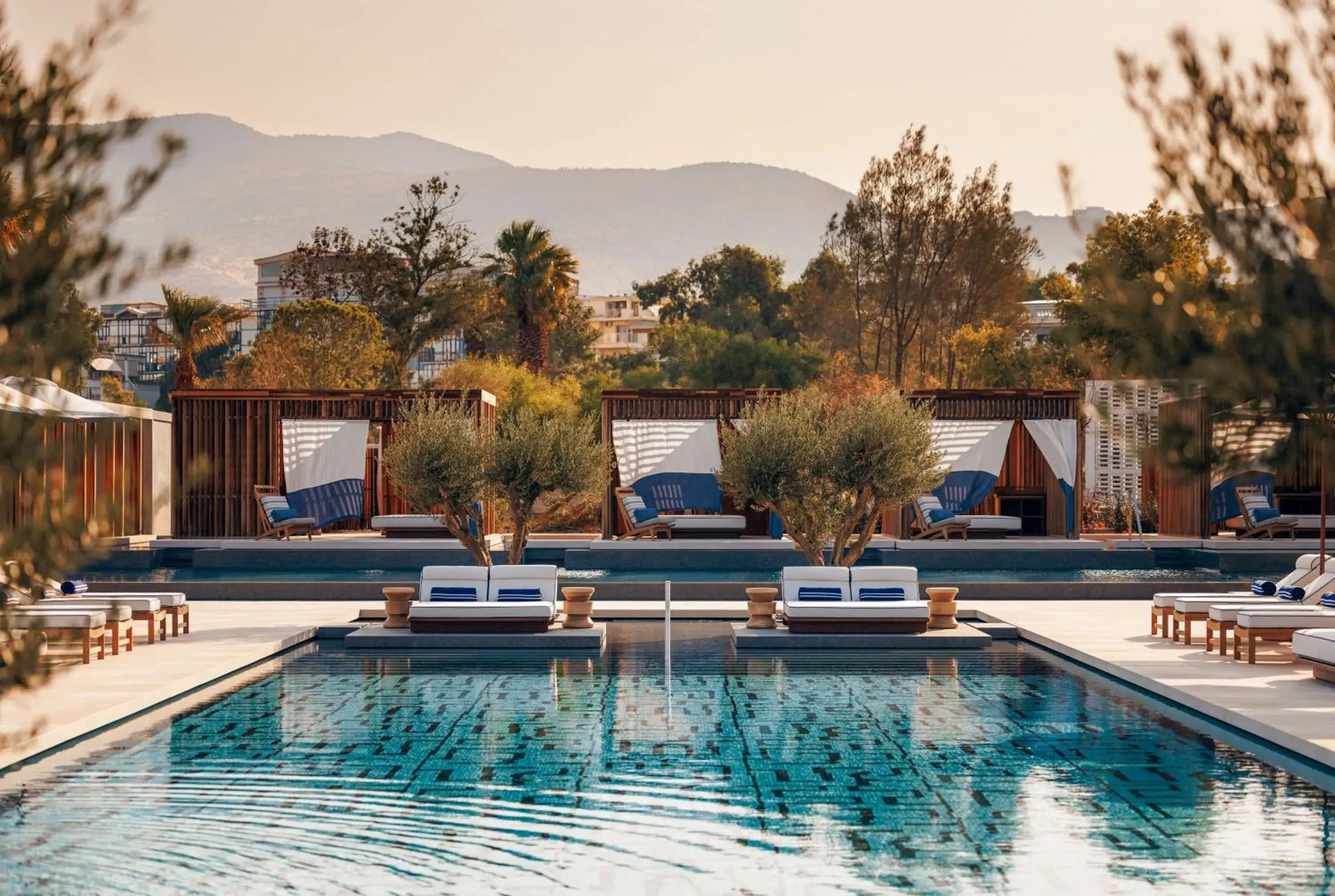 Pool view in One&Only Aesthesis, Athens Pool view in One&Only Aesthesis, Athens