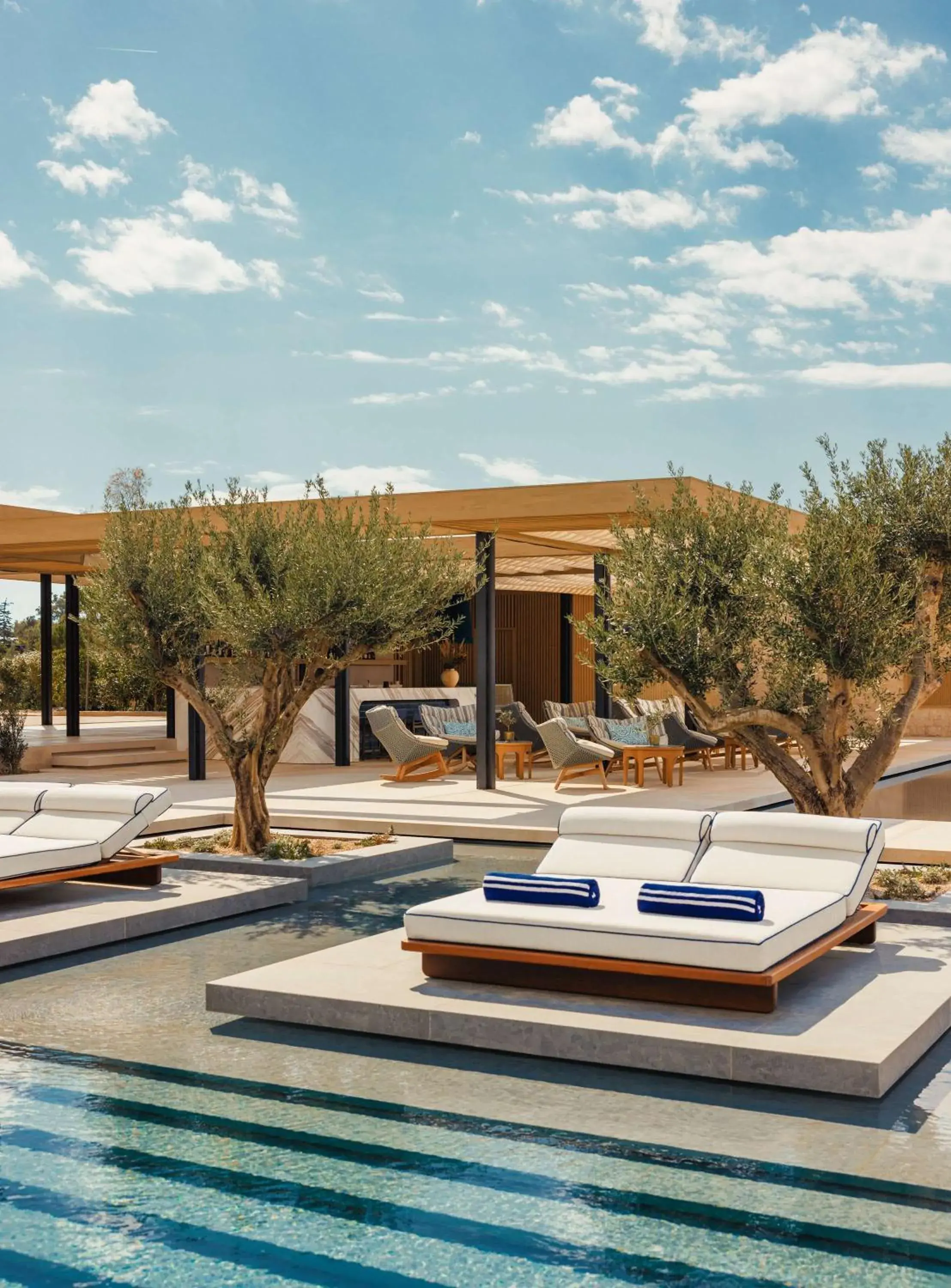 Pool view in One&Only Aesthesis, Athens Pool view in One&Only Aesthesis, Athens