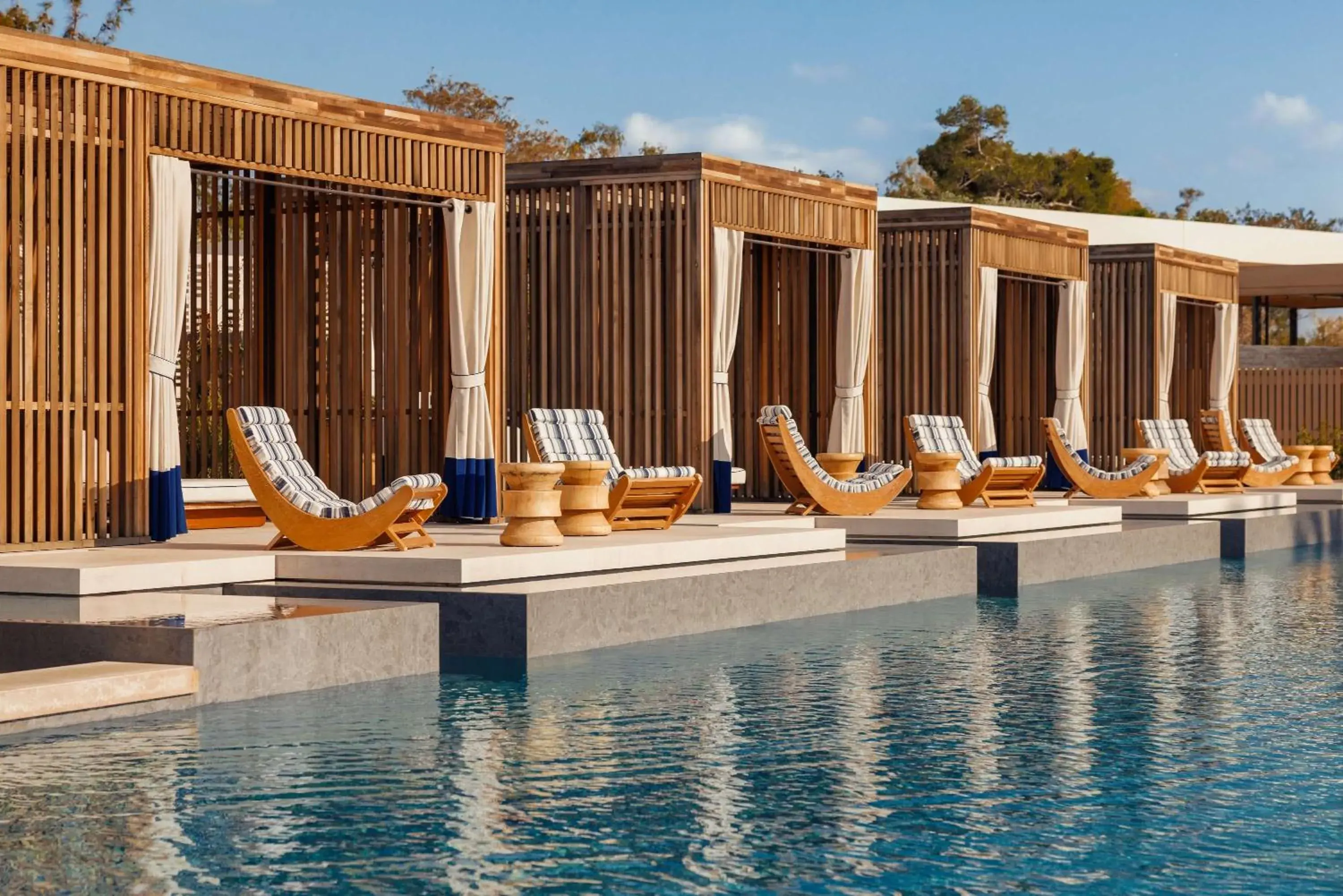 Pool view in One&Only Aesthesis, Athens Pool view in One&Only Aesthesis, Athens