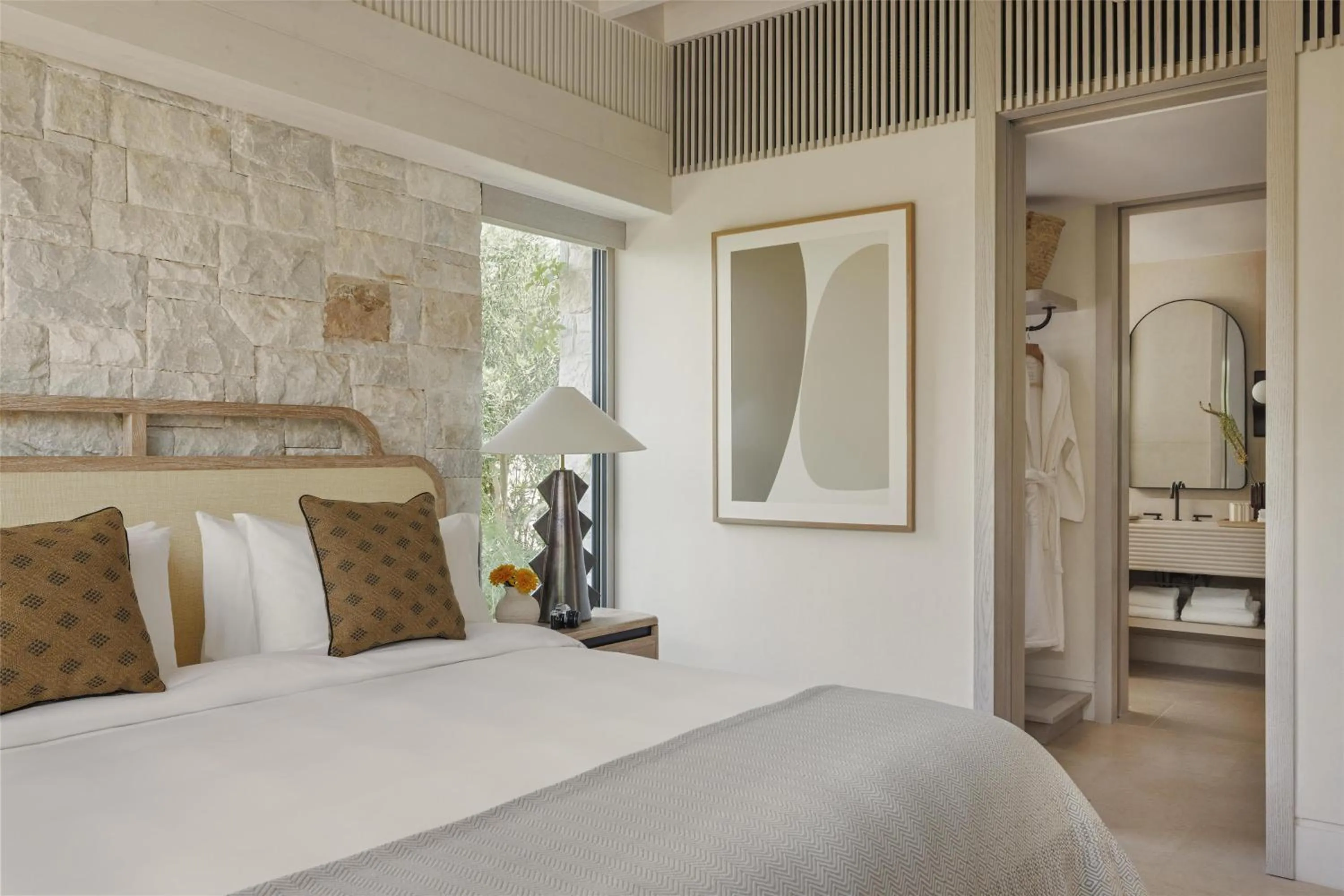 Bedroom, Bed in One&Only Aesthesis, Athens