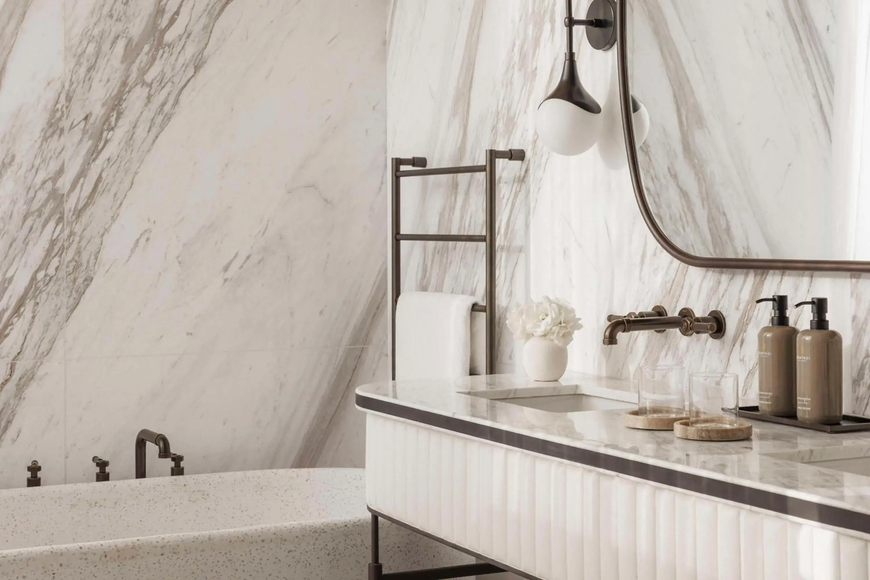 Bathroom in One&Only Aesthesis, Athens Bathroom in One&Only Aesthesis, Athens