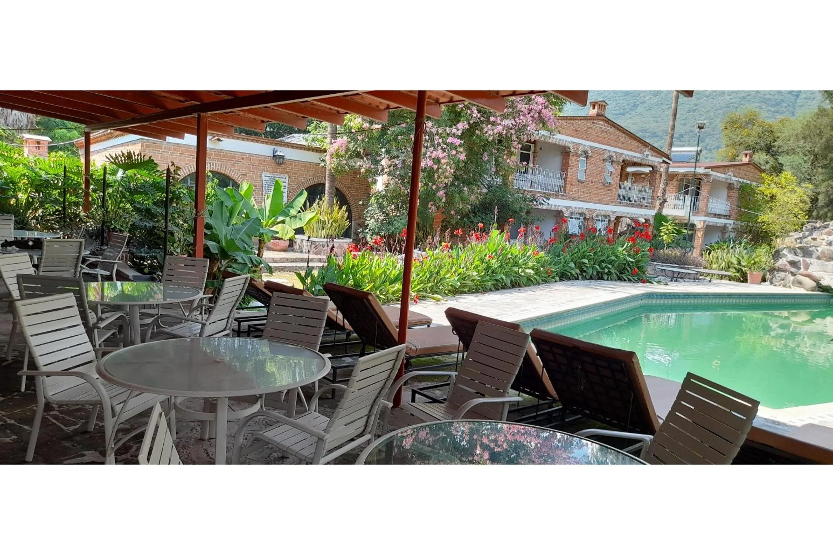 Swimming pool in Capital O Posada Del Pescador Jocotepec