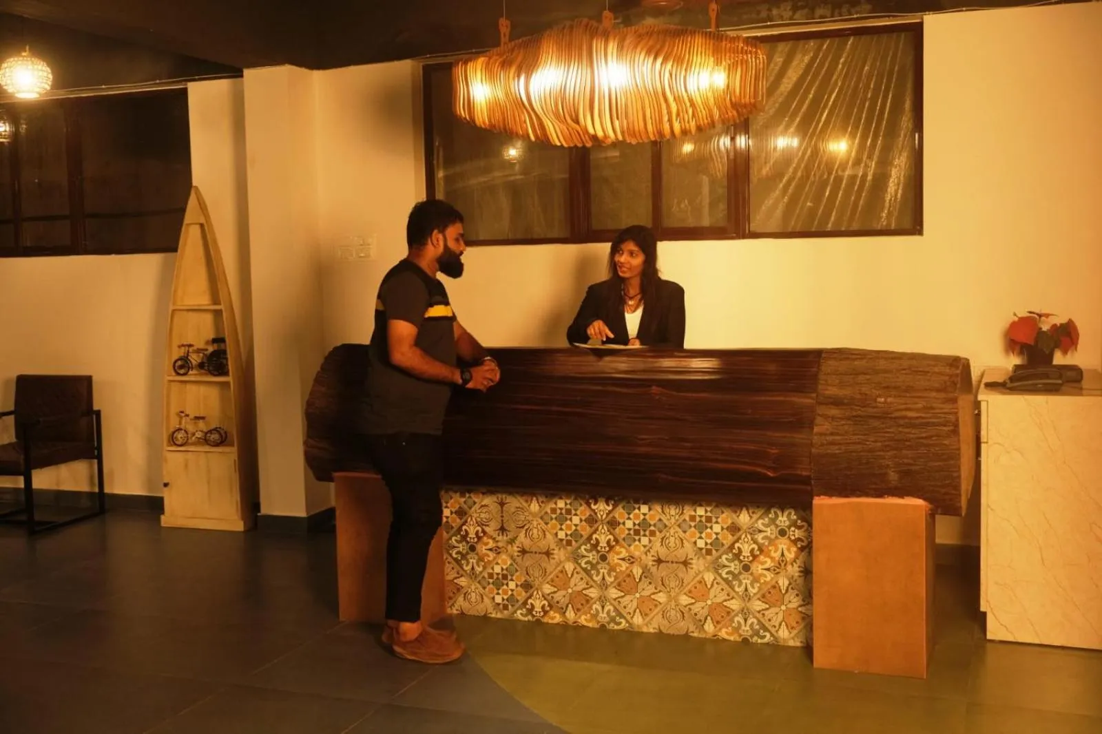 Lobby or reception in Atmani waterfront resort