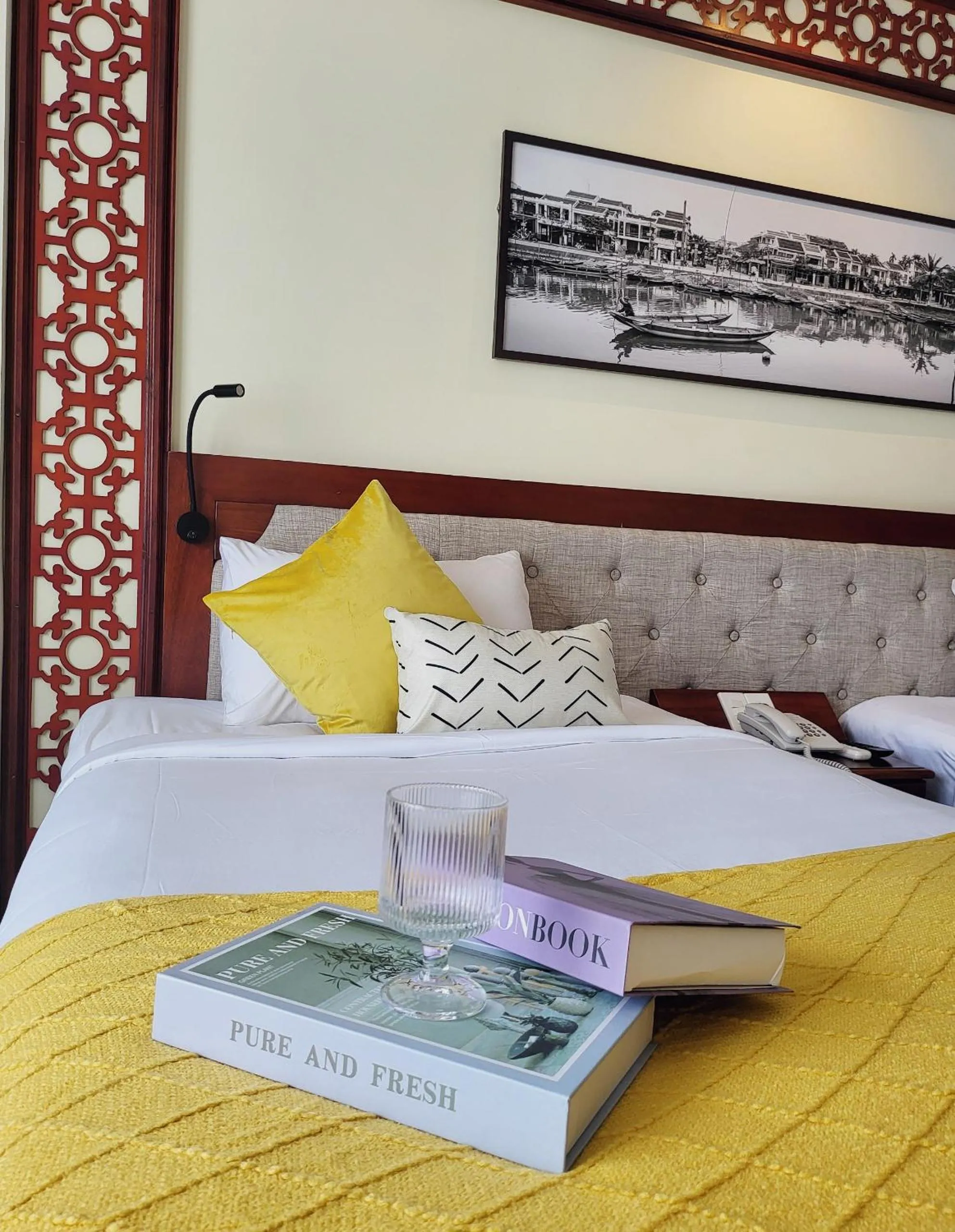 Bed in My Son Boutique Hotel & Spa Hoi An