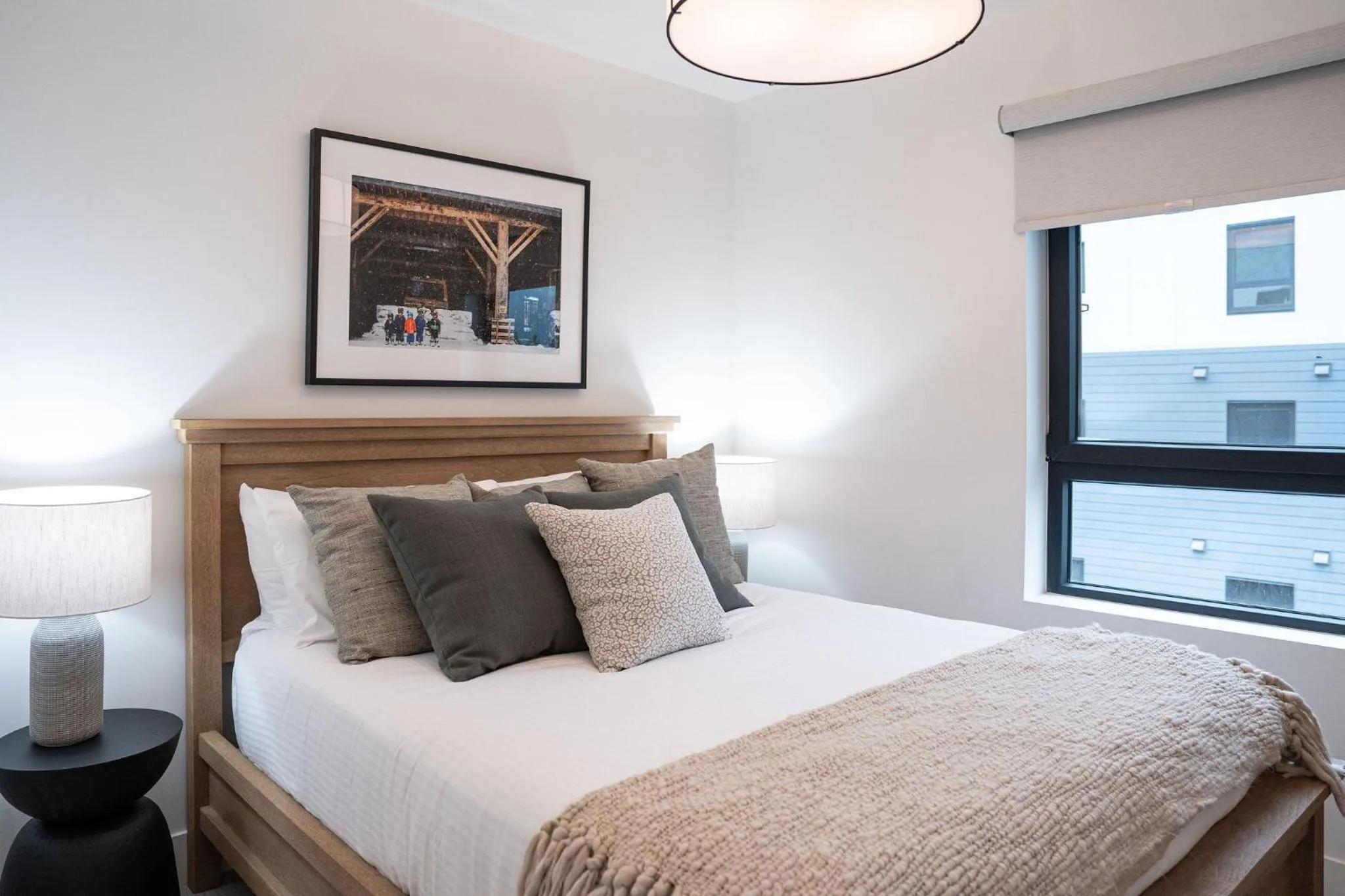 Bed in Farwell's Spike by Revelstoke Vacations