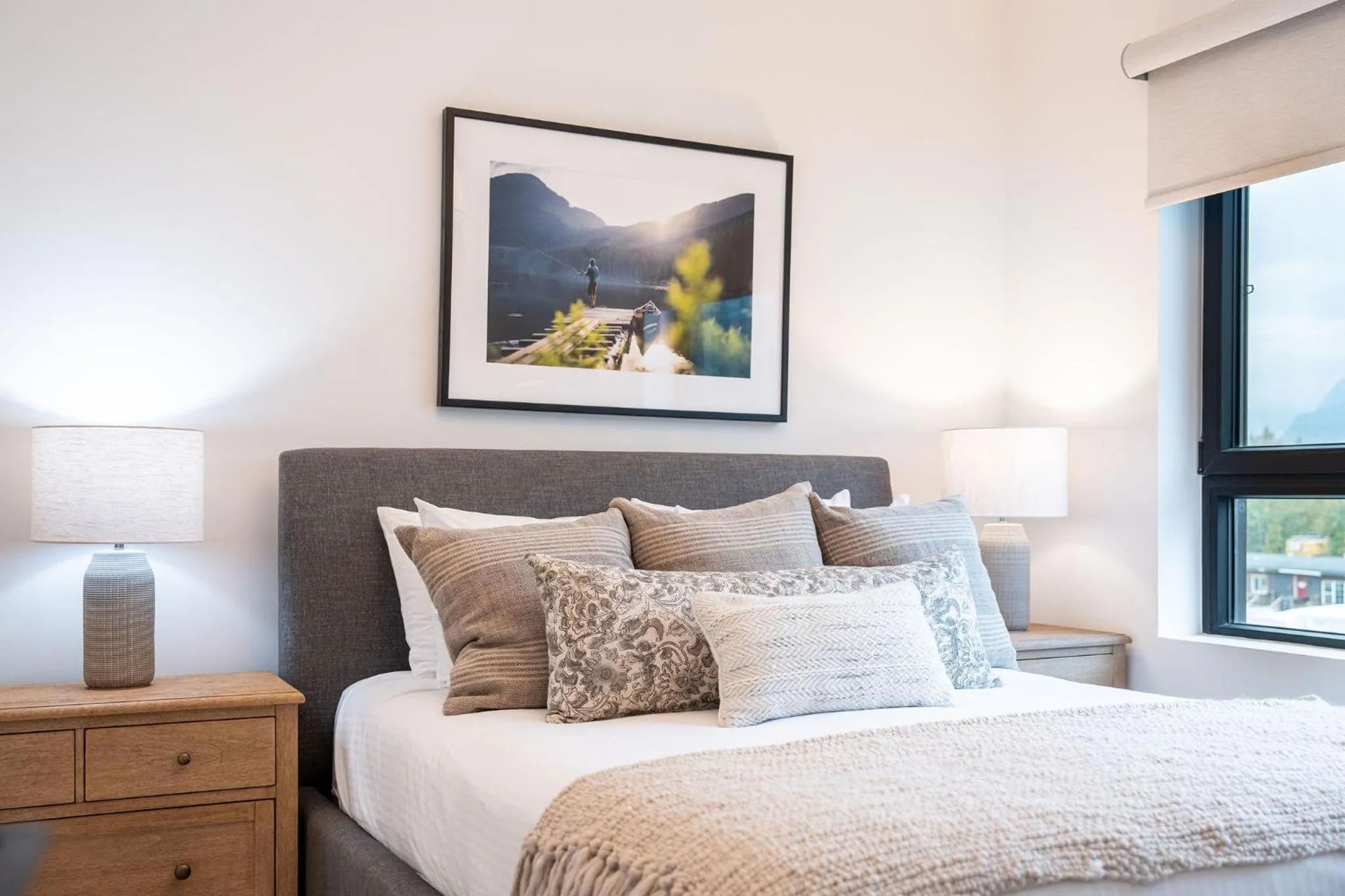 Bed in Farwell's Spike by Revelstoke Vacations