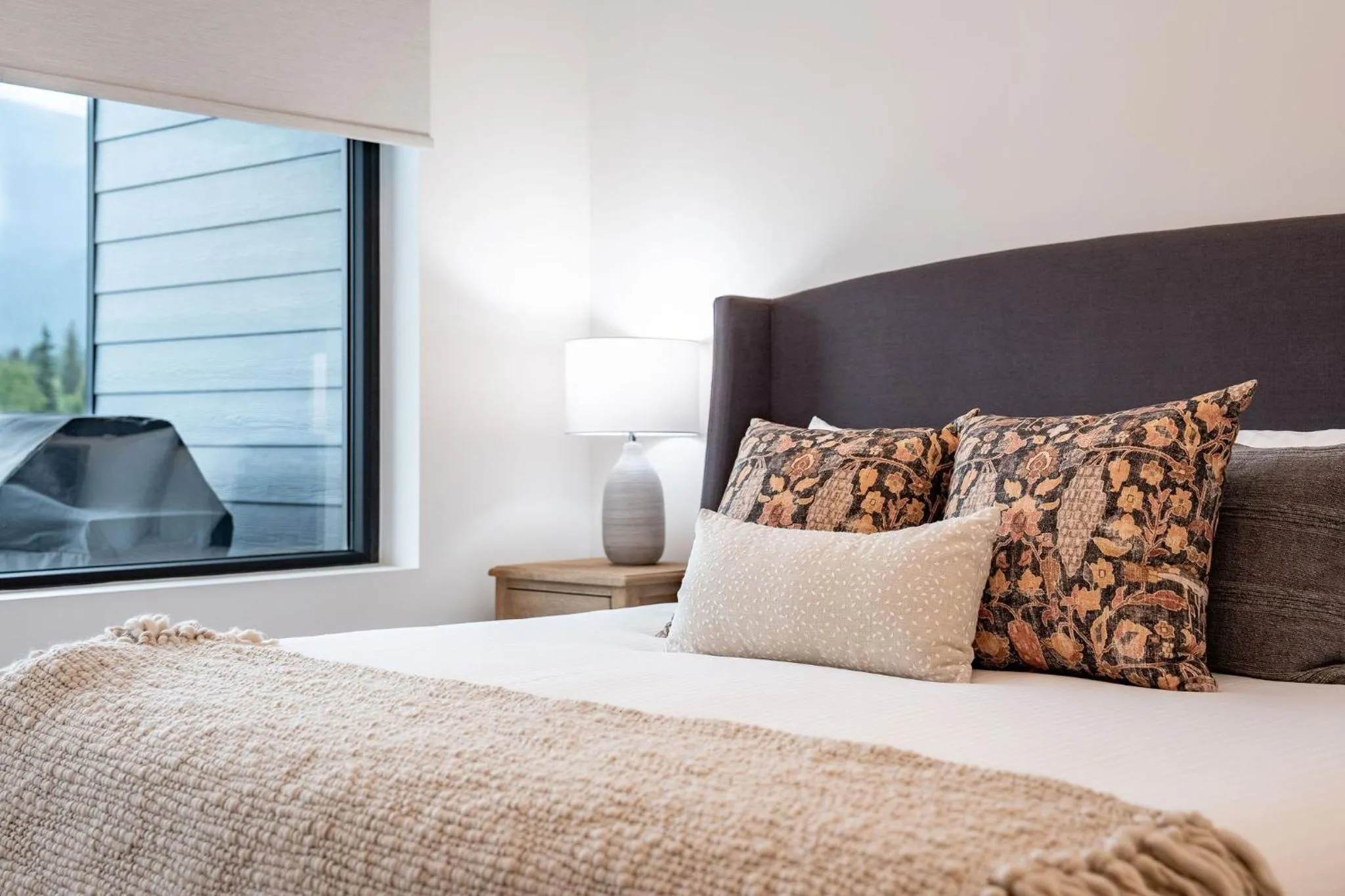 Bed in Farwell's Spike by Revelstoke Vacations