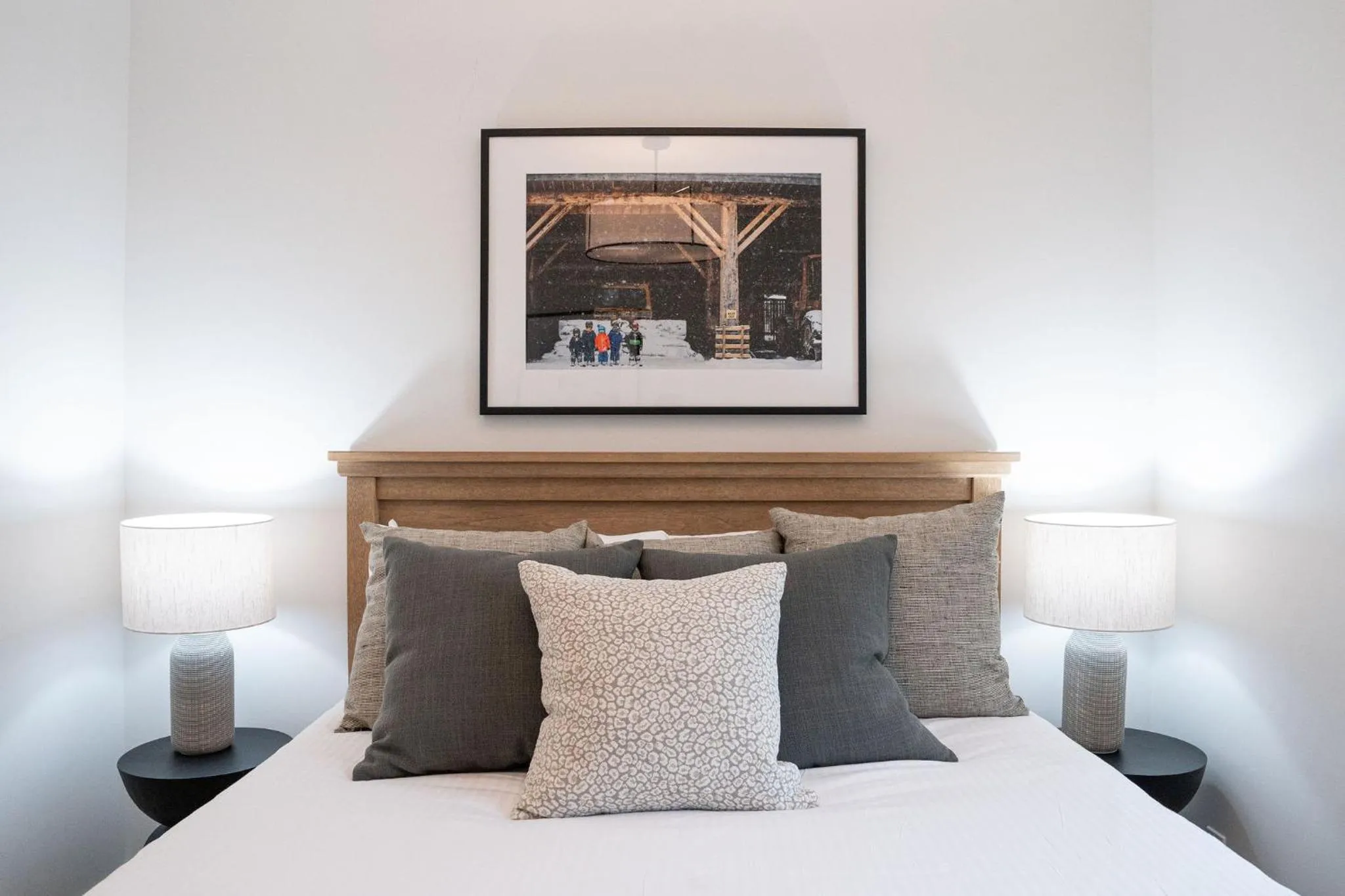 Bed in Farwell's Spike by Revelstoke Vacations