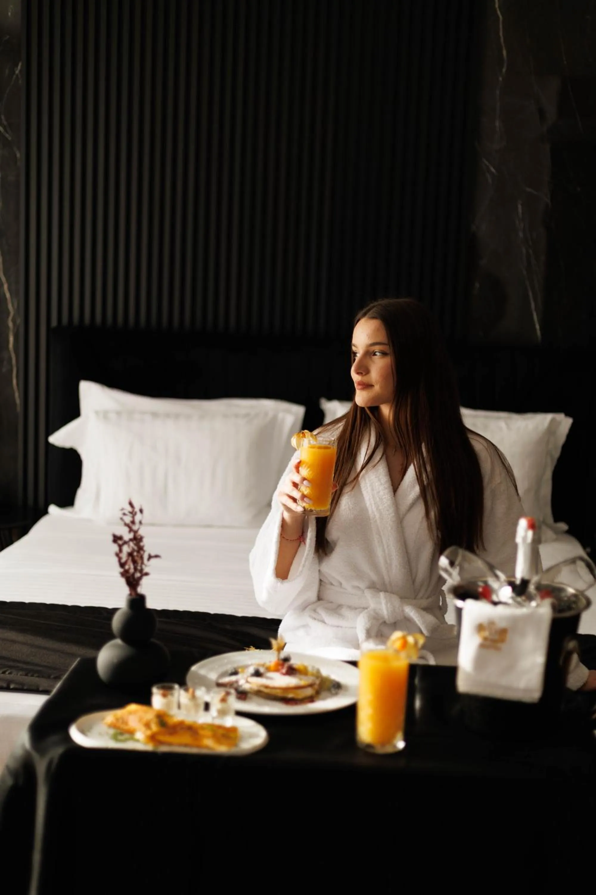Food and drinks, Bed in Destiny Hotel & SPA