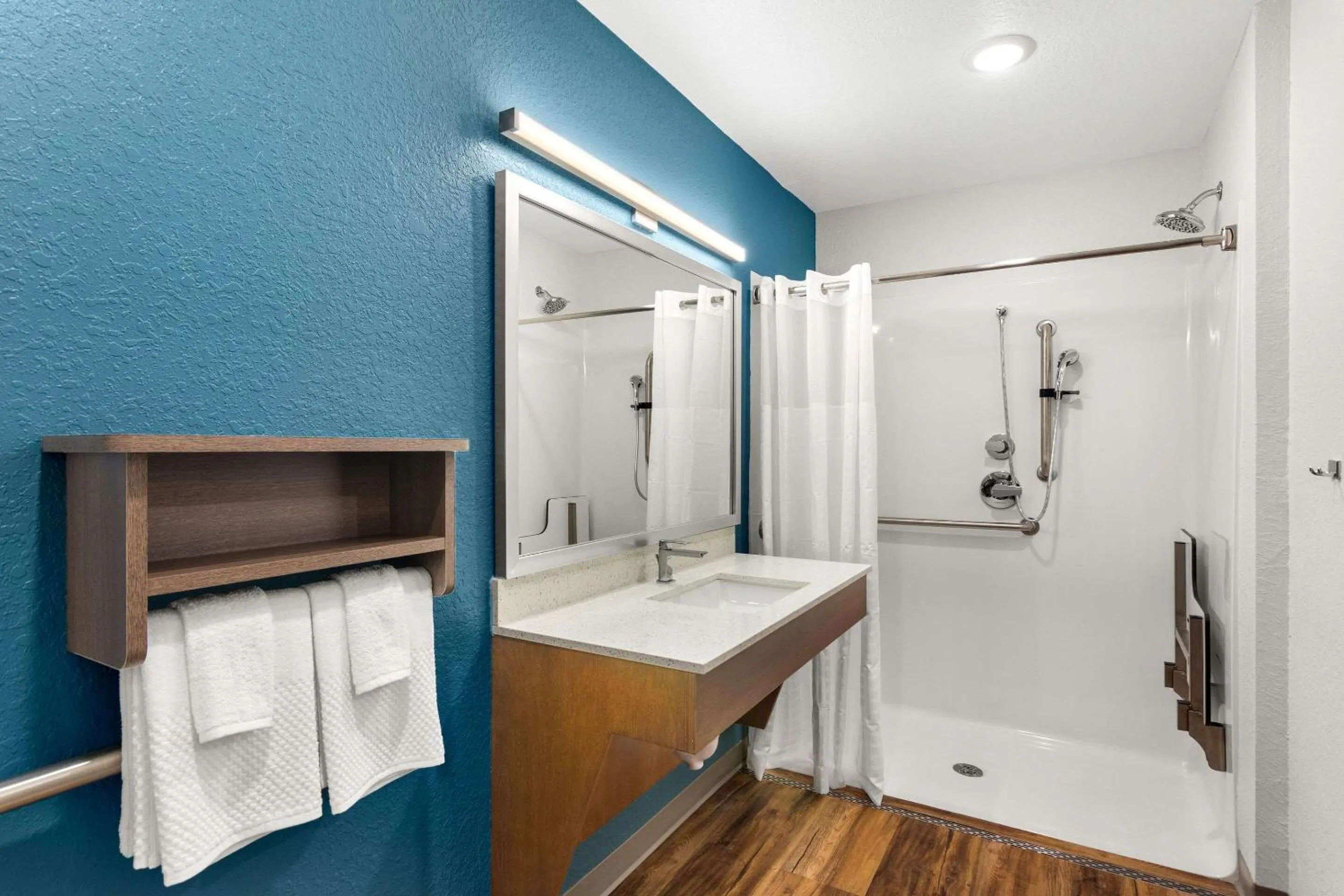 Bedroom in WoodSpring Suites Port St Lucie