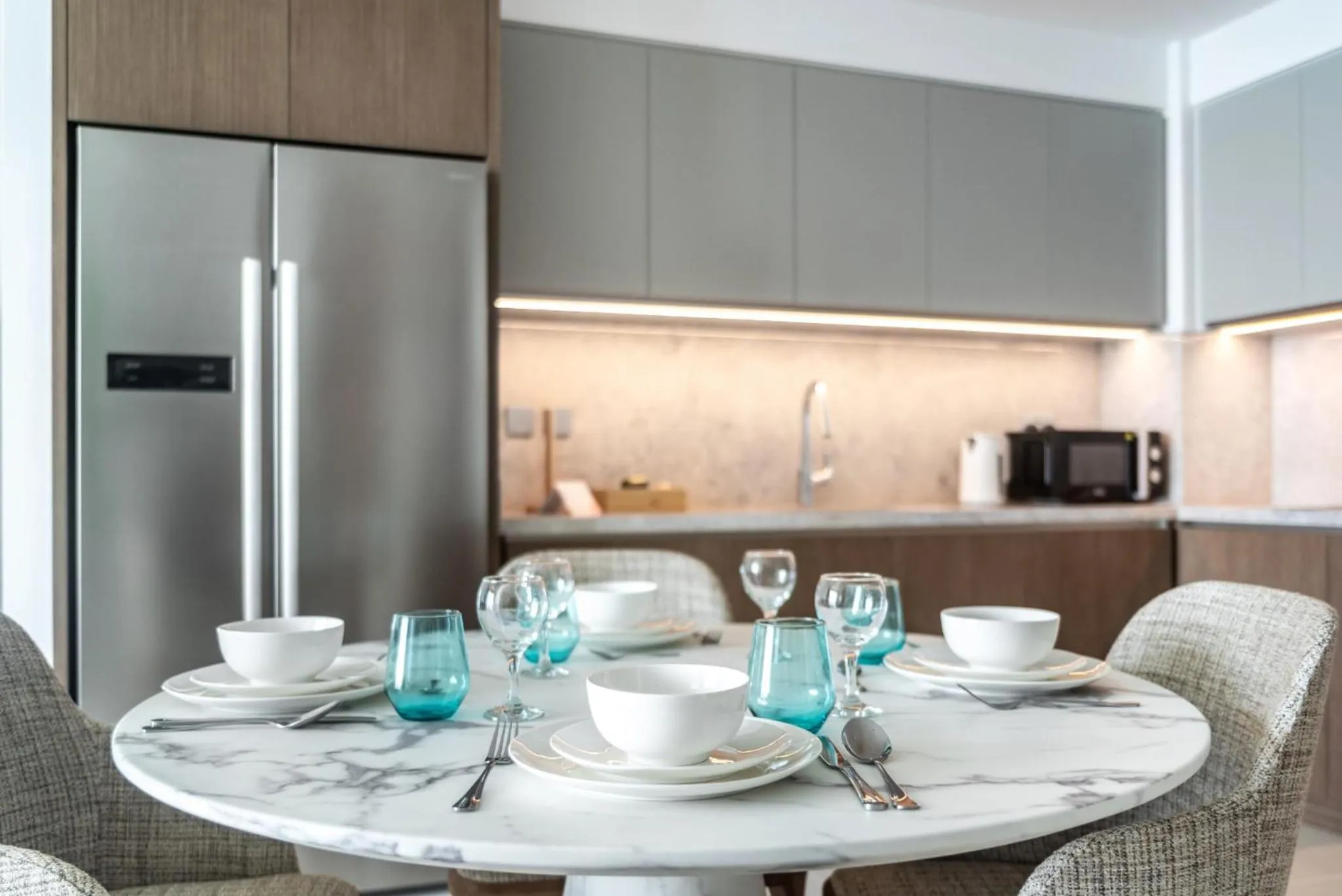 Kitchen or kitchenette in Sea view 2-Bedroom - Beach Isle