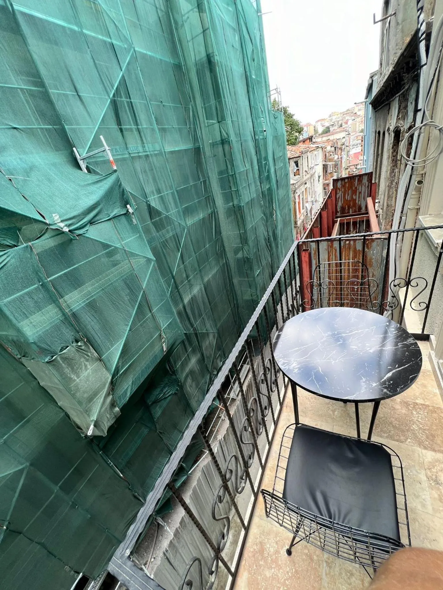 Balcony/Terrace in Taksim Nacre 360 Suit