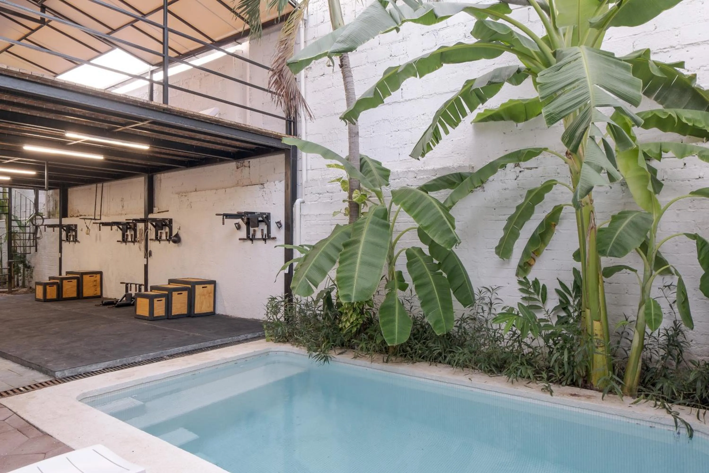 Pool view in El Refugio de Sayulita - Solo Adultos