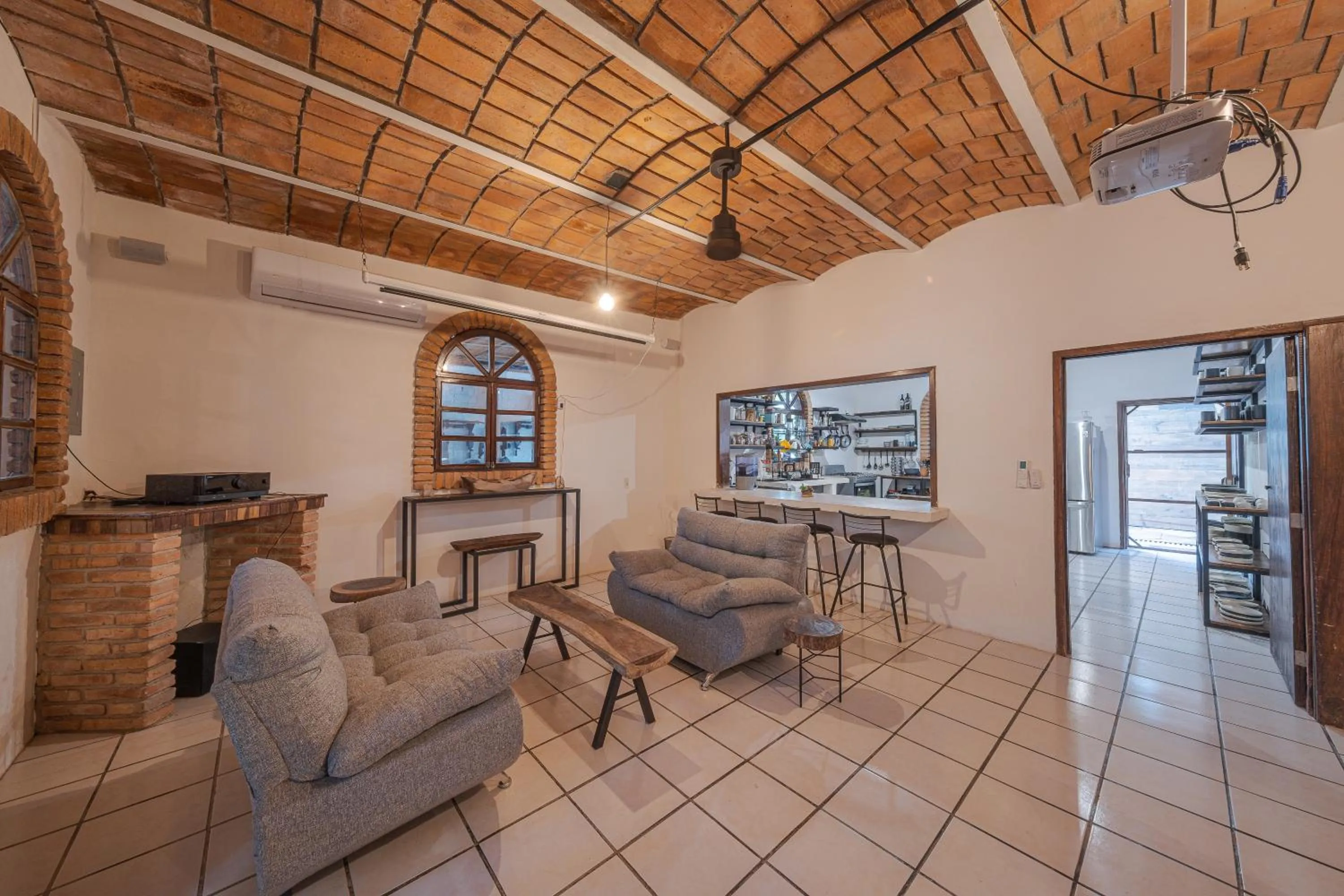 Living room in El Refugio de Sayulita - Solo Adultos