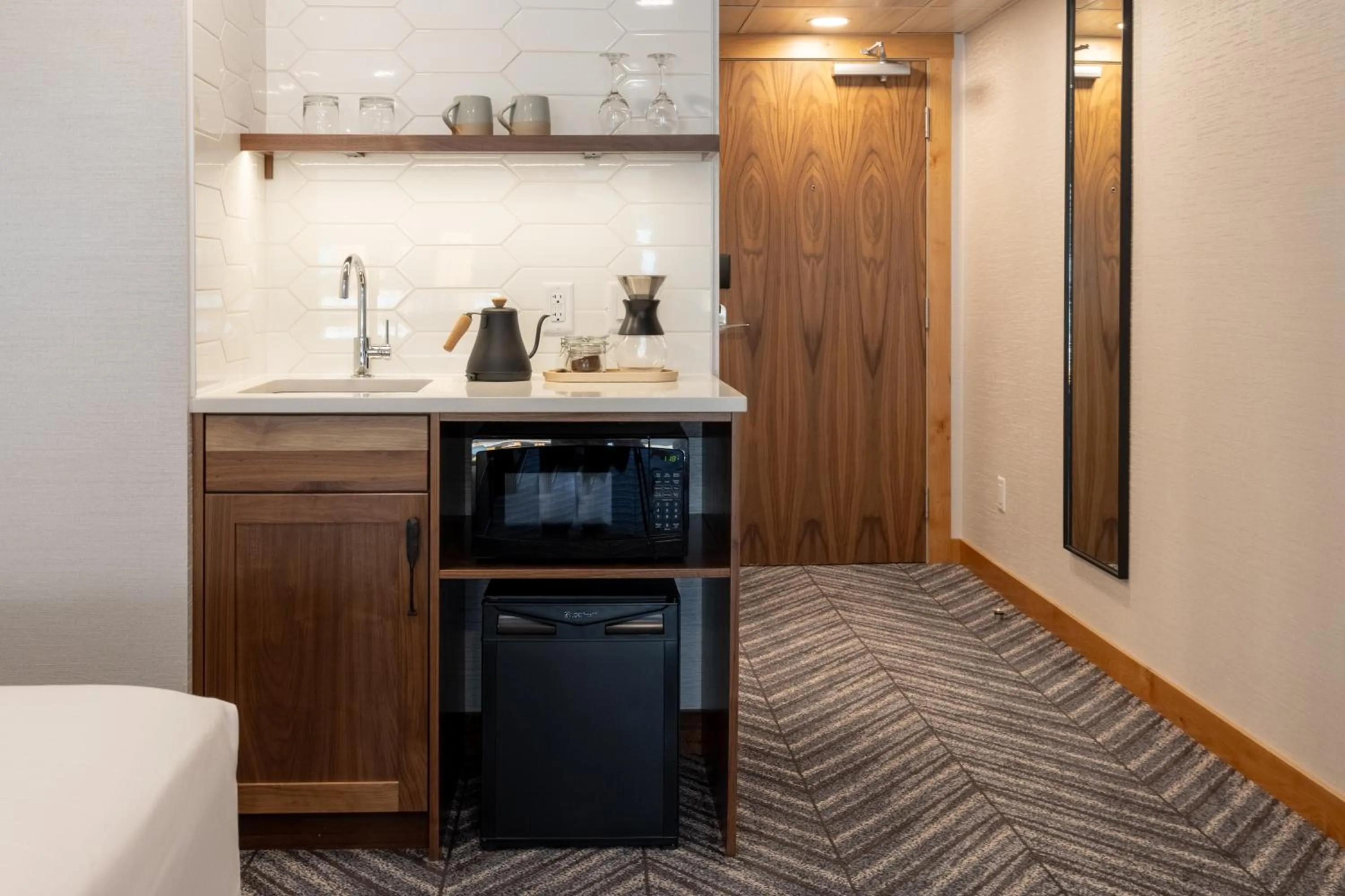 minibar in Hotel Canoe and Suites