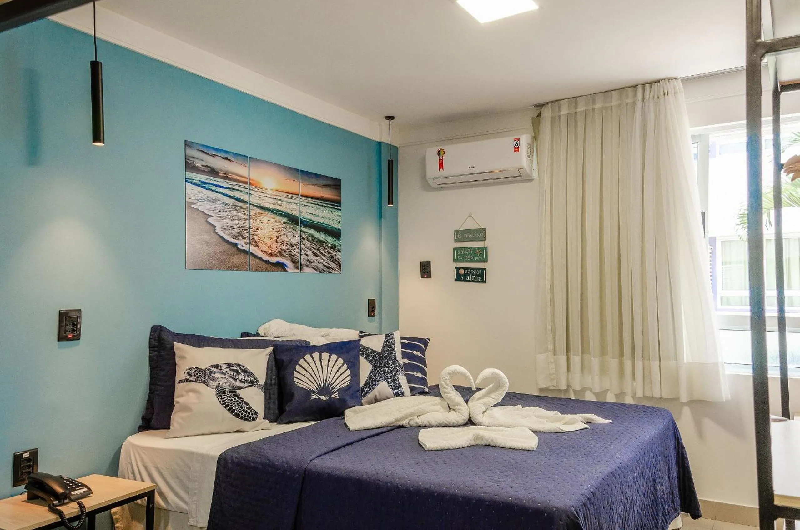 Bed in Ponta Negra Beach Residence