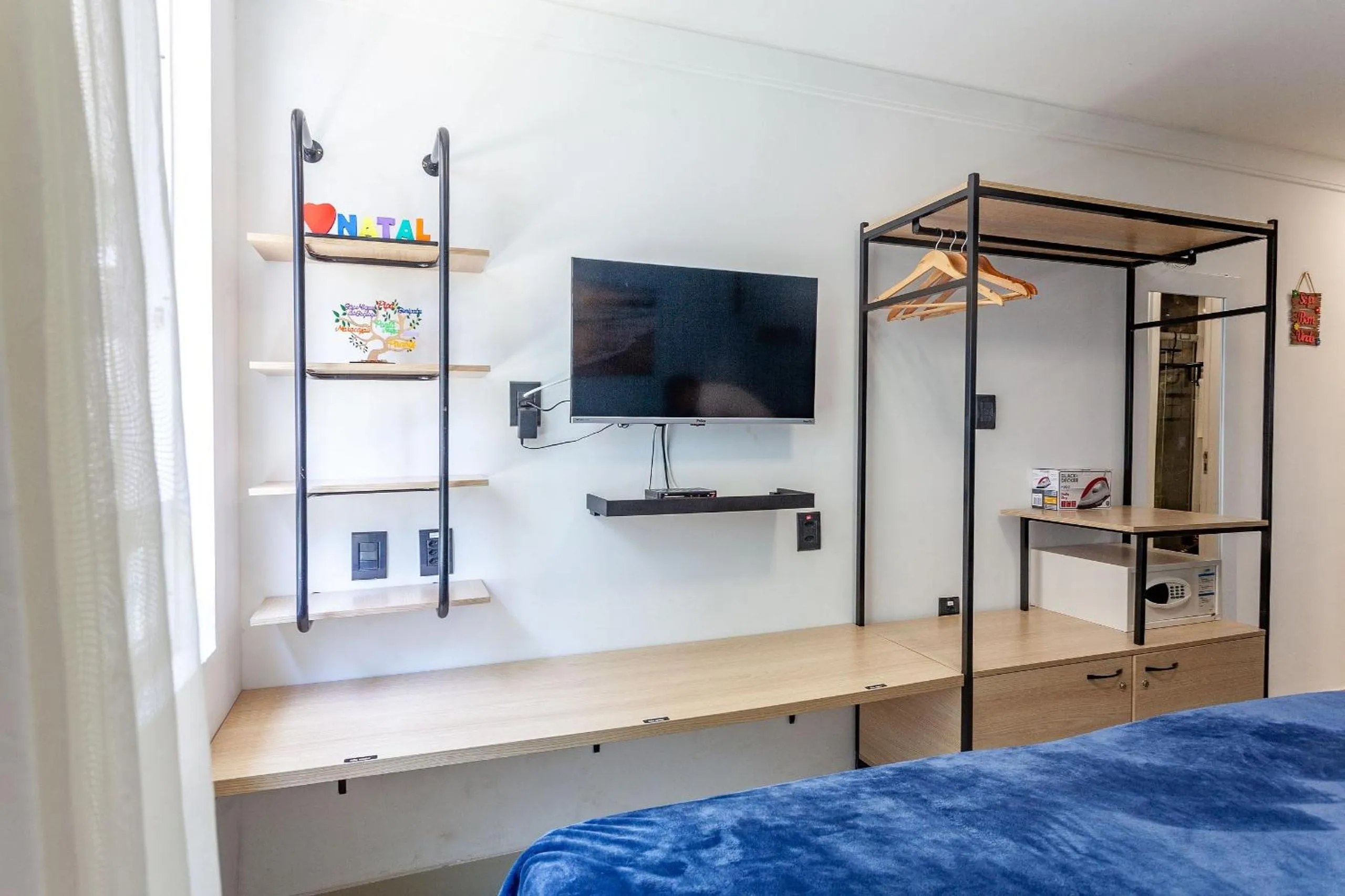 TV and multimedia, Bed in Ponta Negra Beach Residence