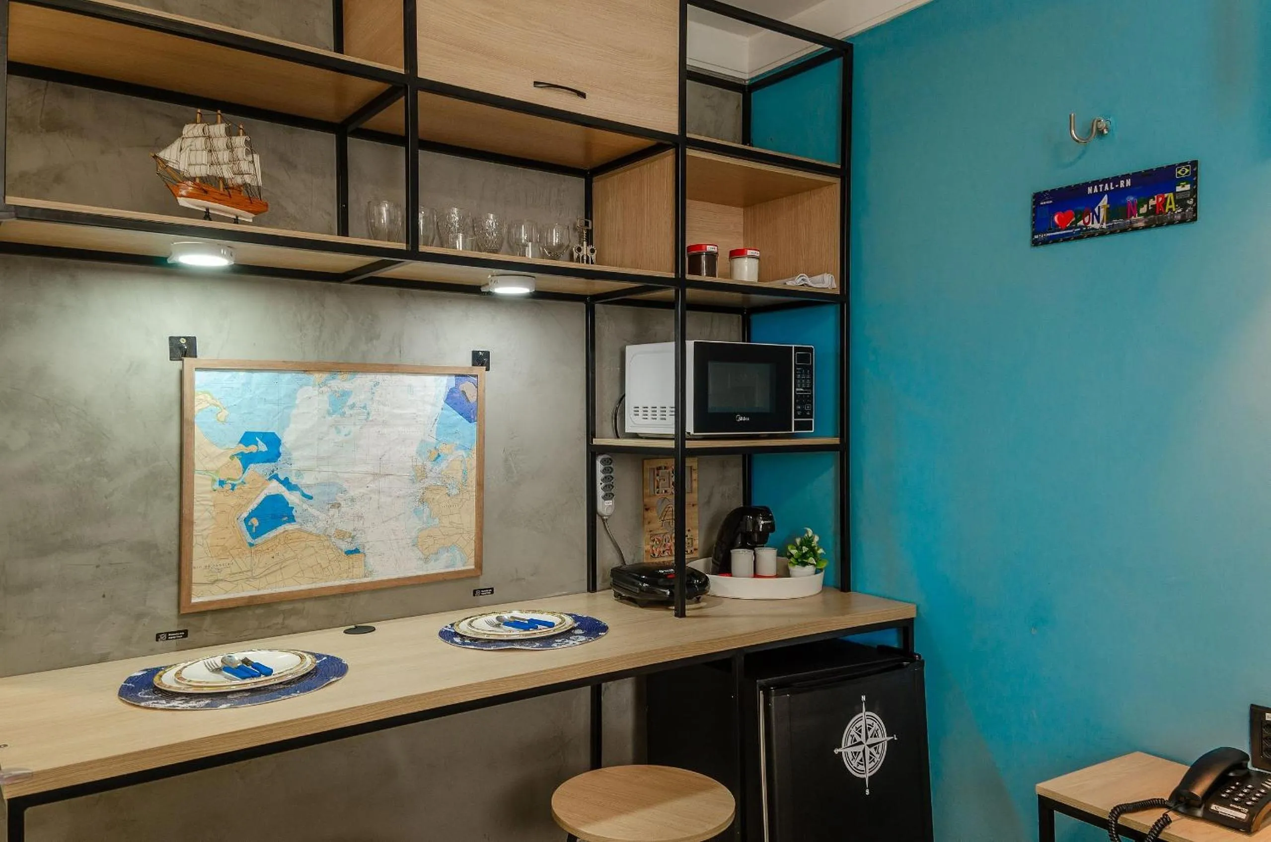 Coffee/tea facilities in Ponta Negra Beach Residence