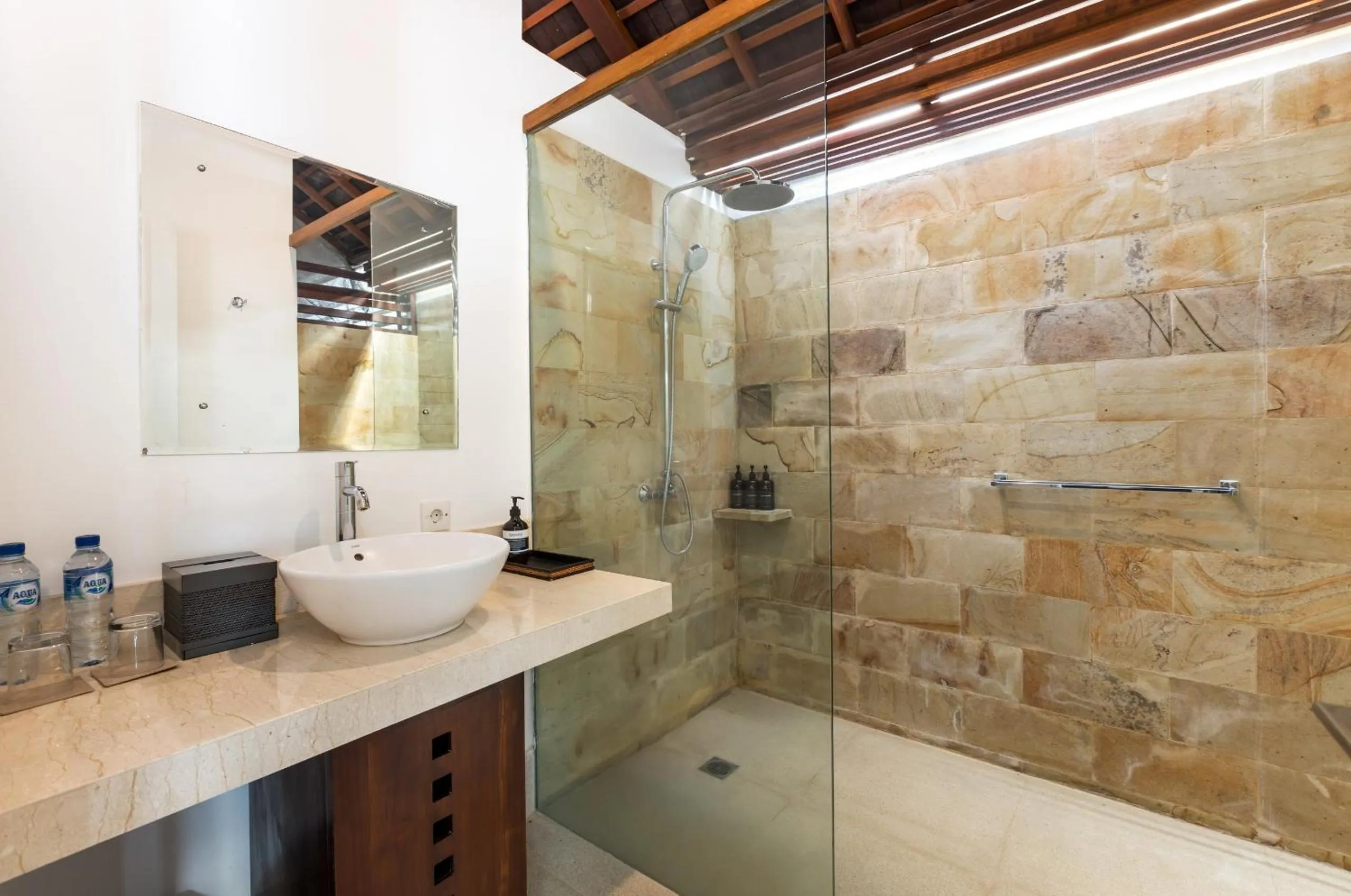 Shower in Kerta Rama Seminyak by Kerta Living