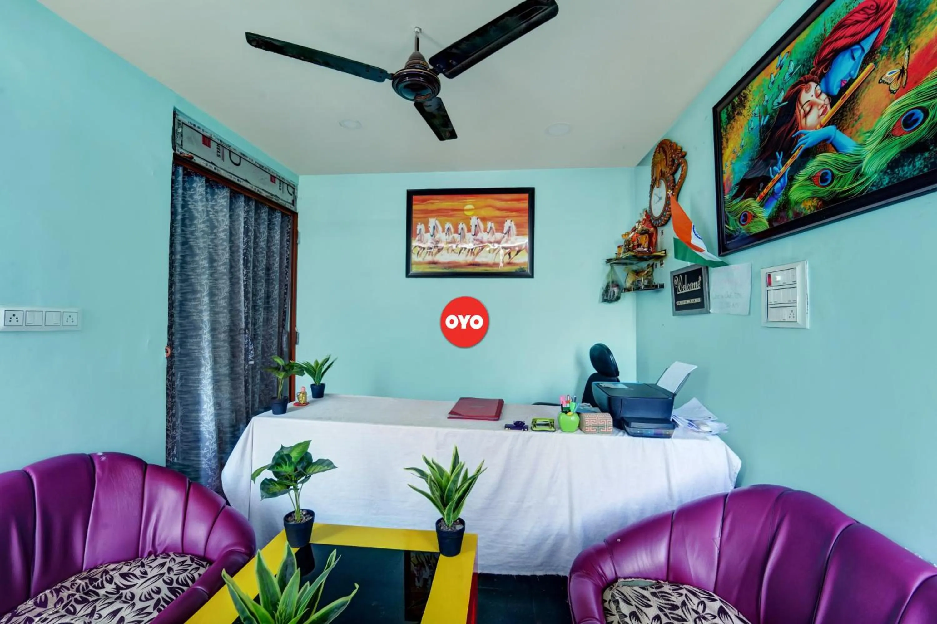 Lobby or reception, Bed in Hotel O 27 Degree Hotel