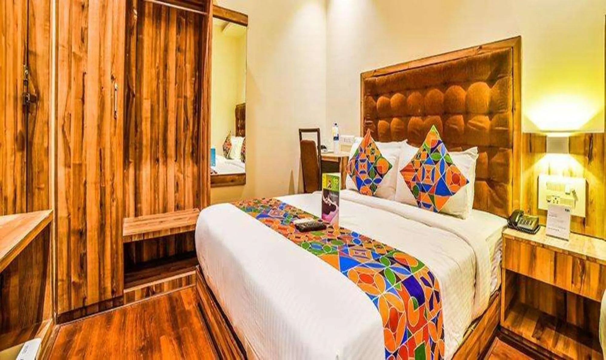 Bed in FabHotel Ascot International II - Nr Mumbai International Airport