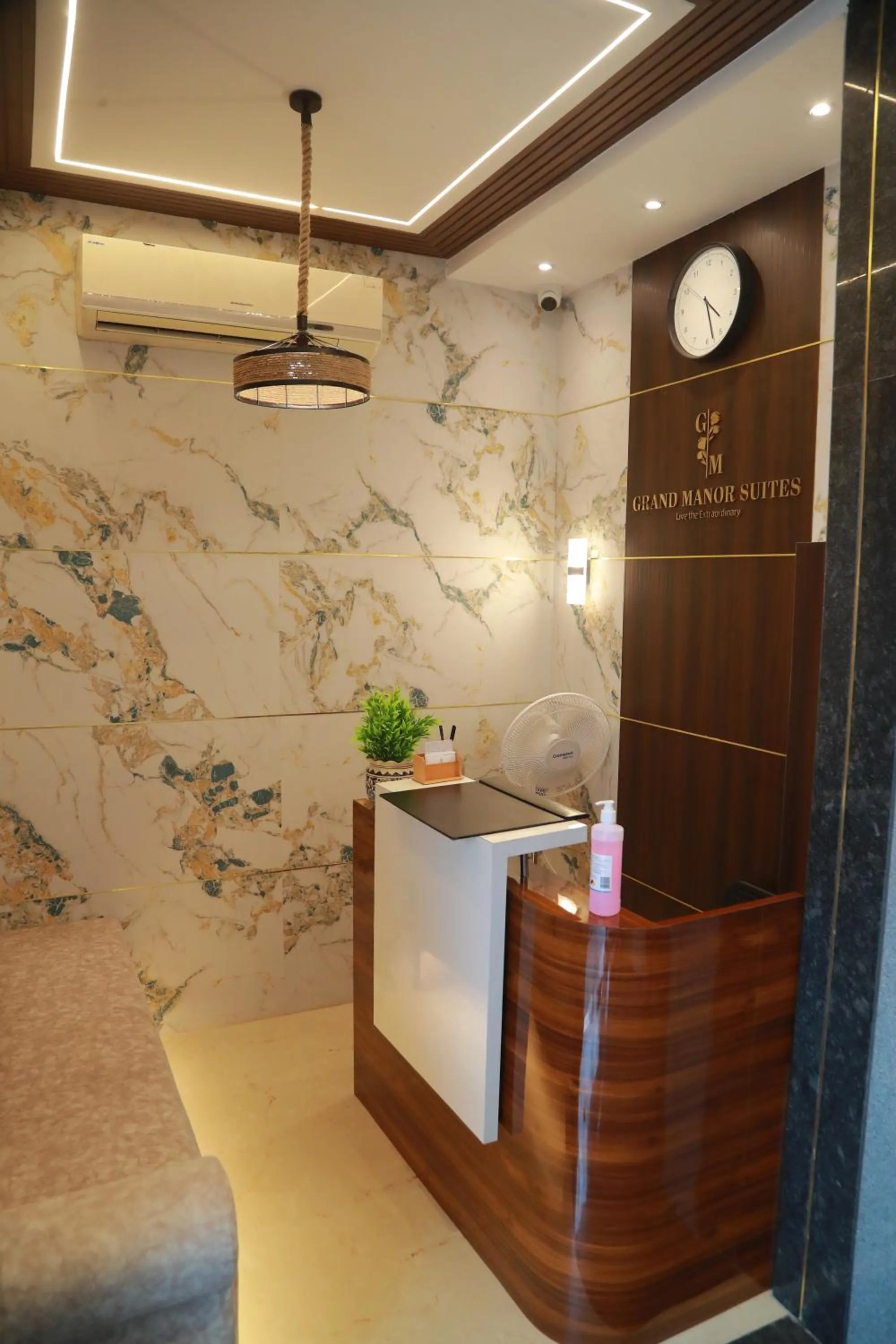 Lobby or reception in Grand Manor Suites