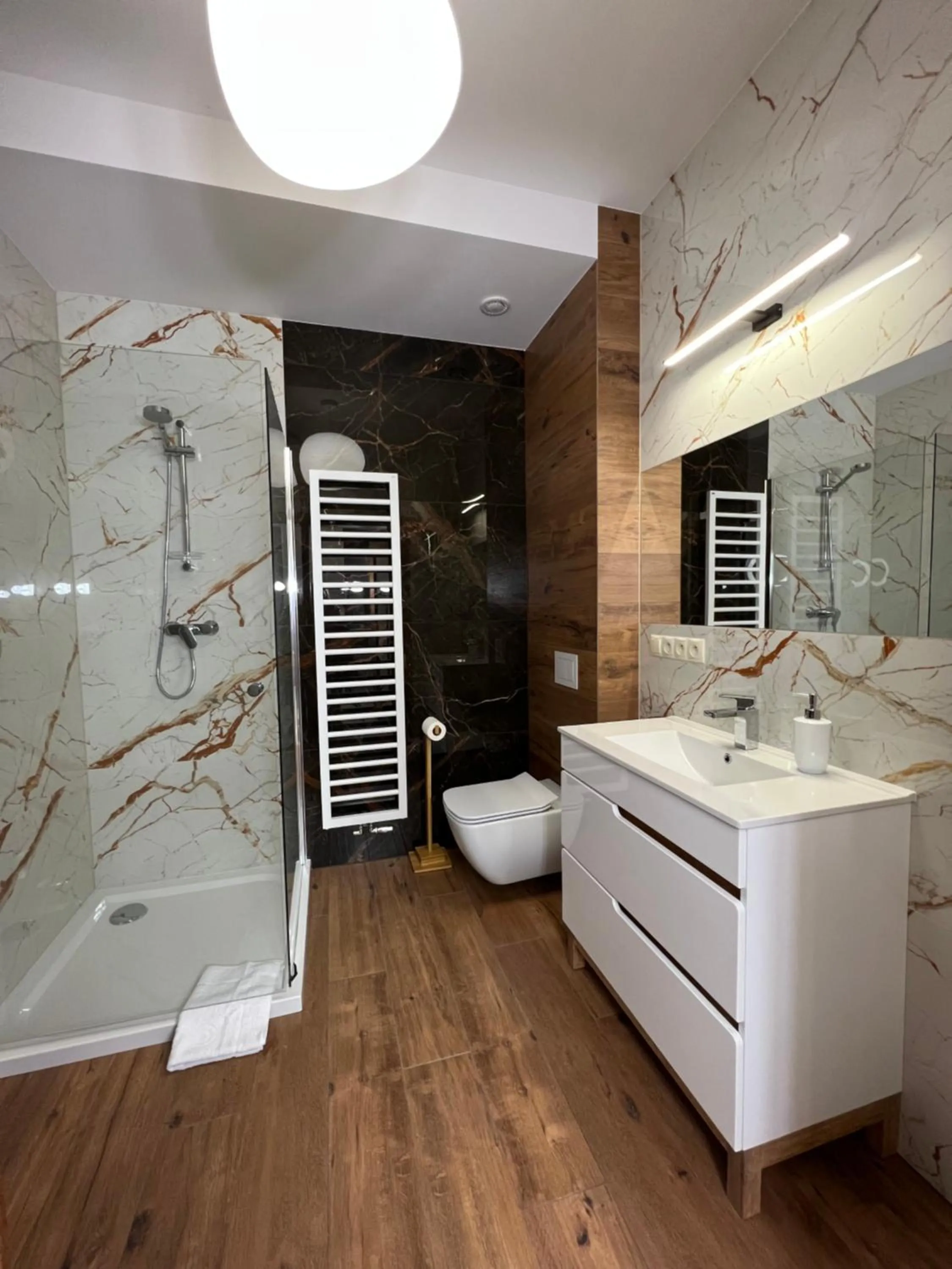 Shower in Red Barn