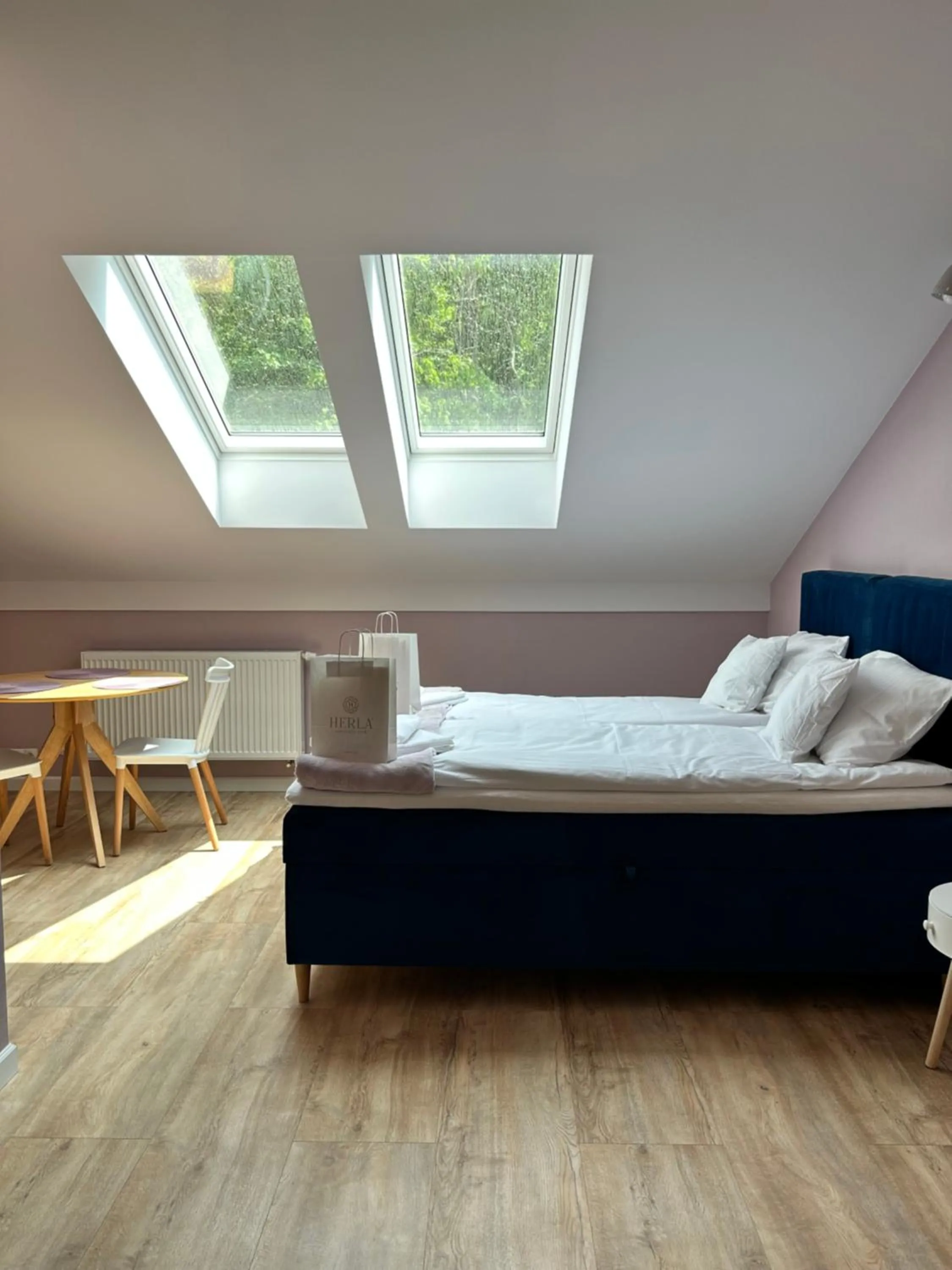 Bed in Red Barn
