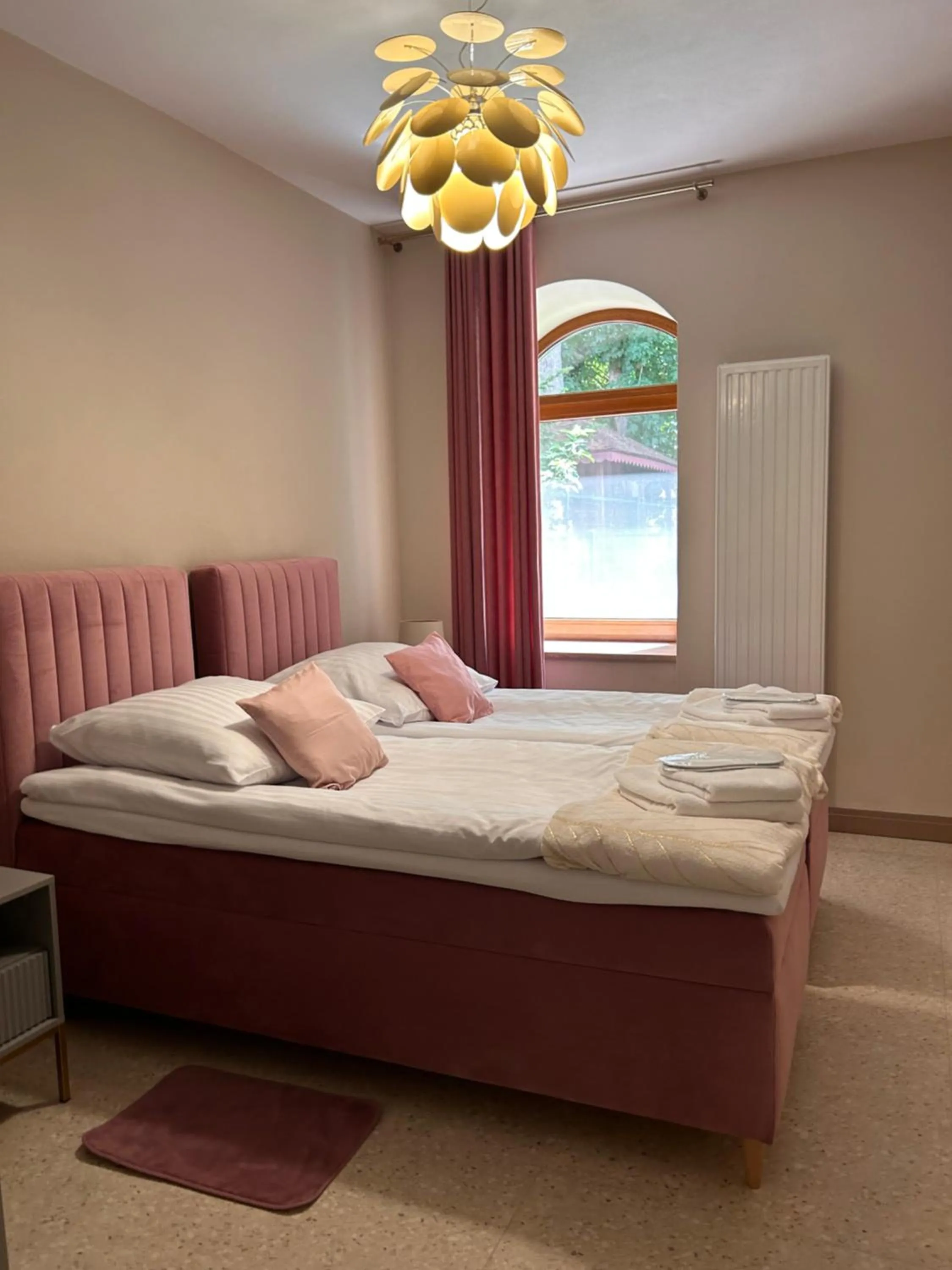 Bed in Red Barn