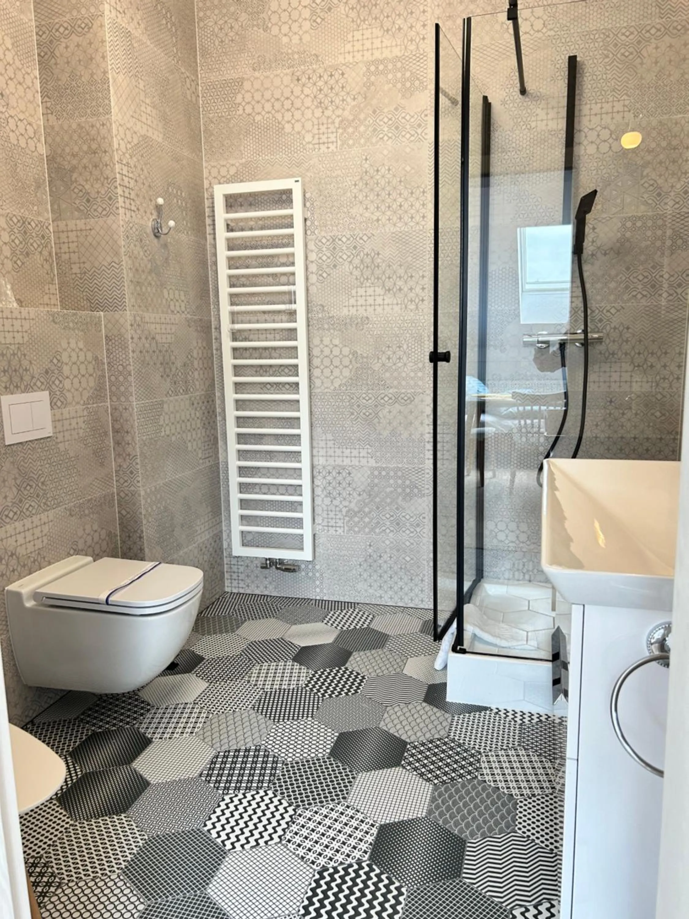 Shower in Red Barn