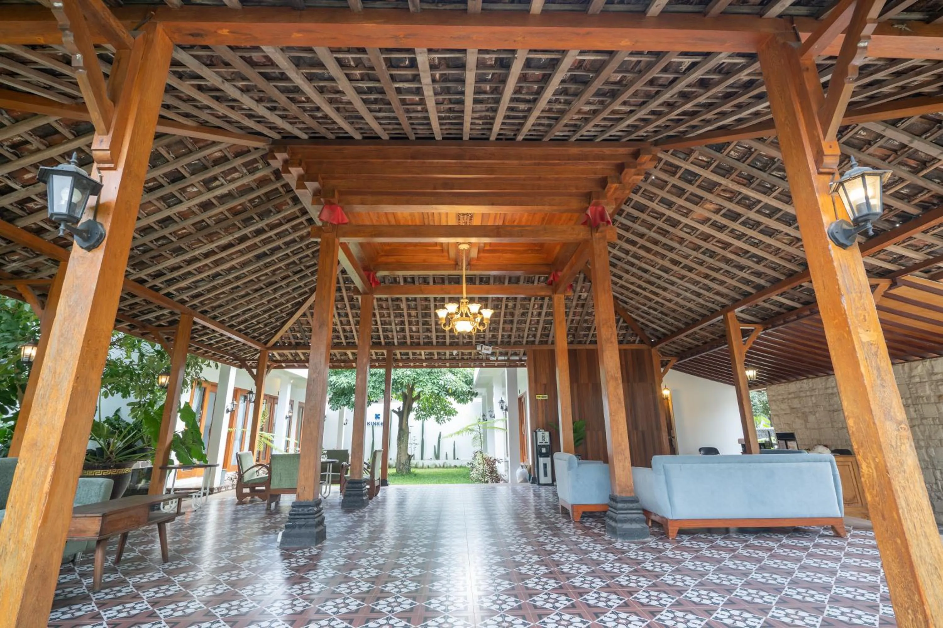 Communal lounge/ TV room in Kinkeo Borobudur