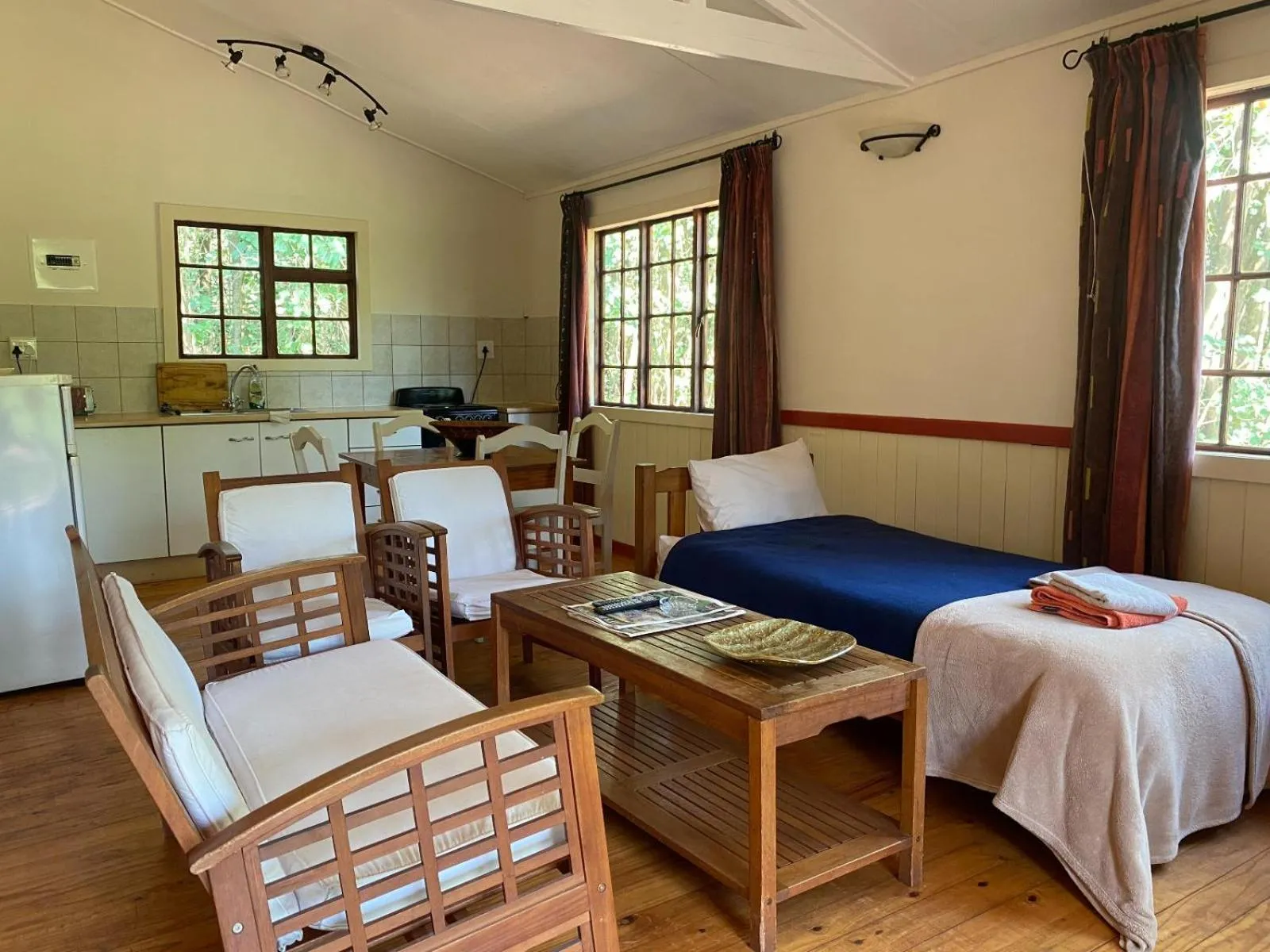 Family Chalet - single occupancy in Buhleni Farm Chalets