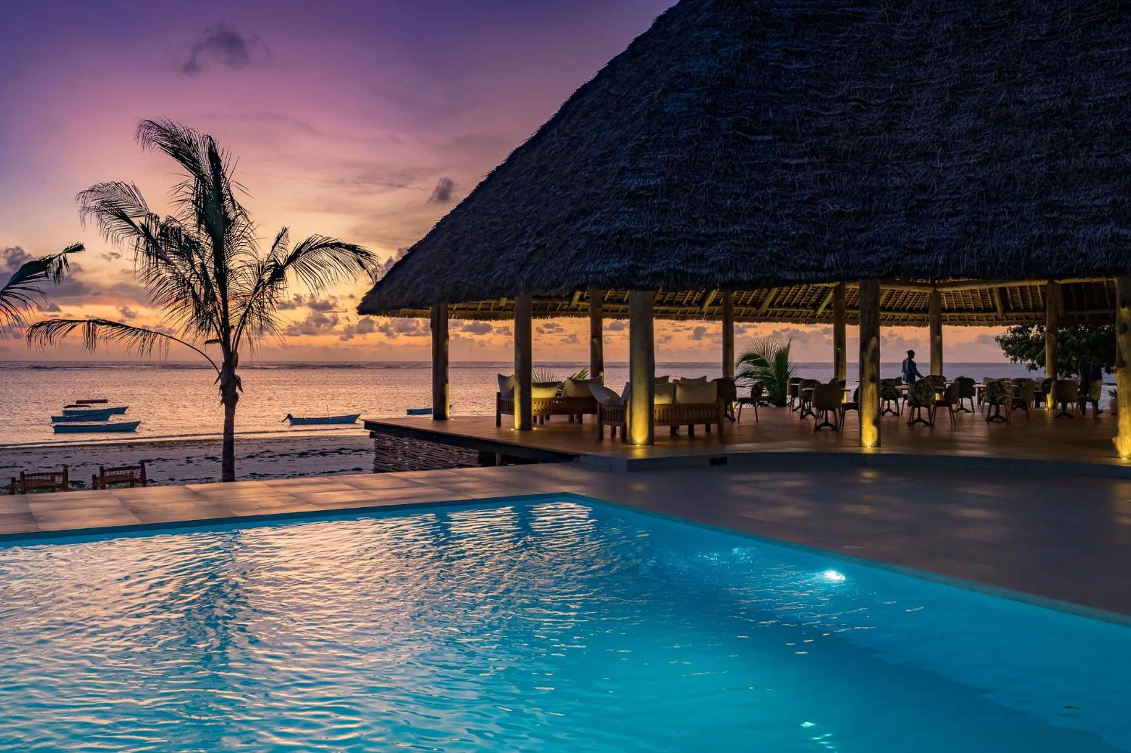 Pool view in Ocean Boutique Hotel - Adults only