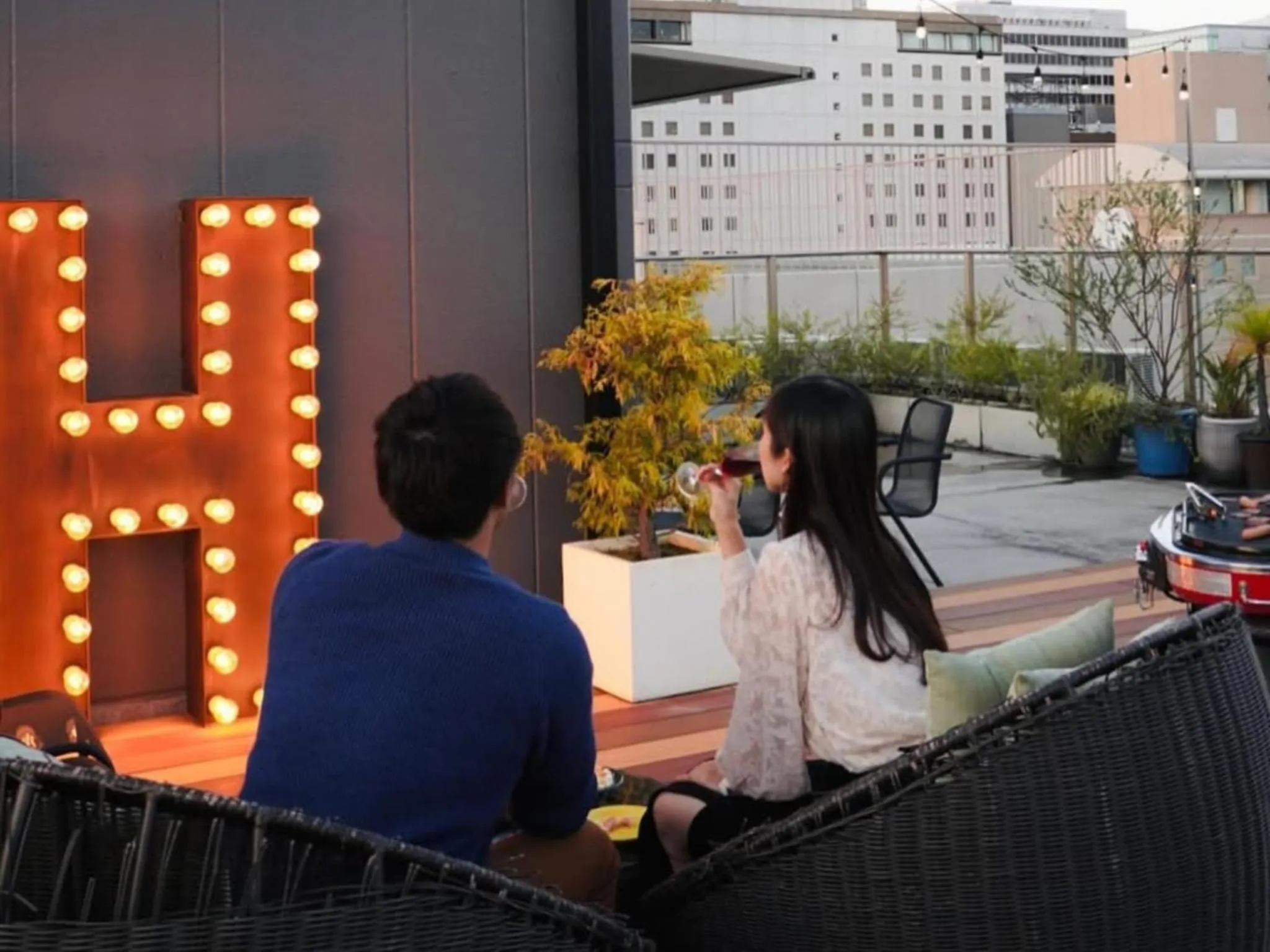 Balcony/Terrace in H HOTEL