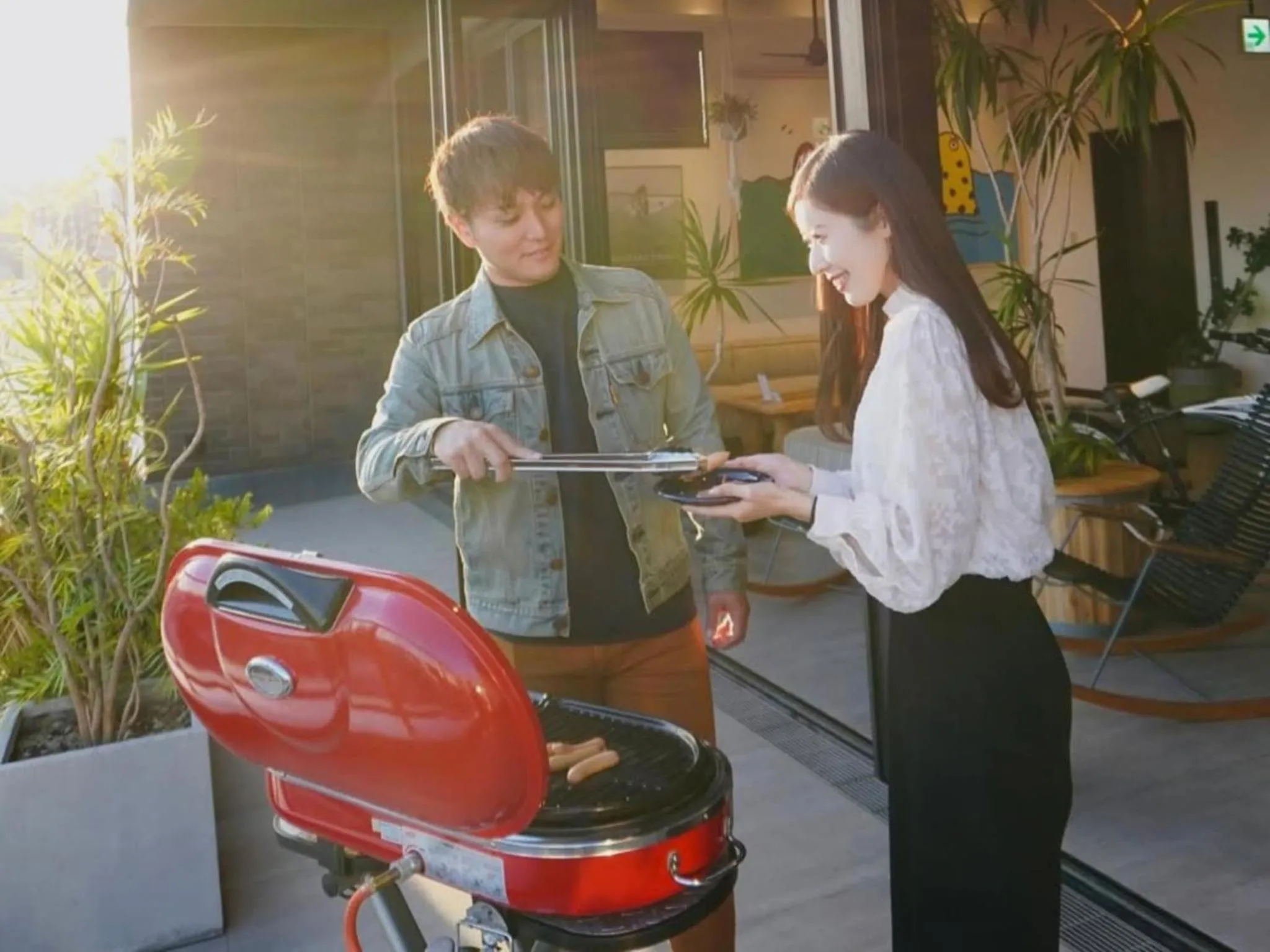 BBQ facilities in H HOTEL