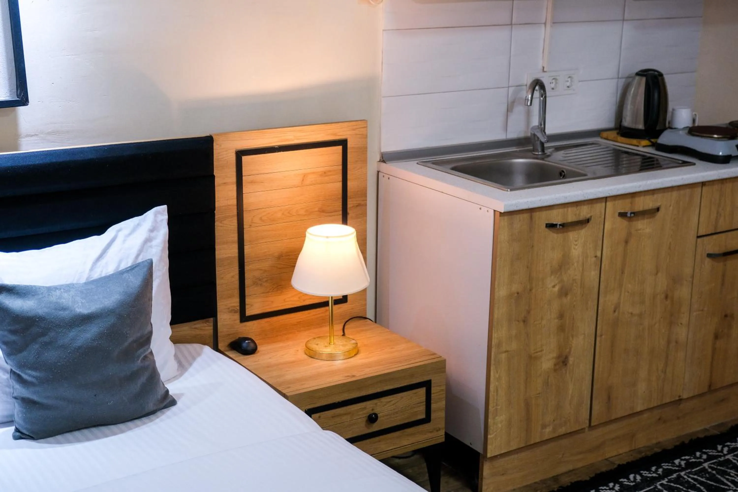 Bed in Taksim Nikea Suites 80