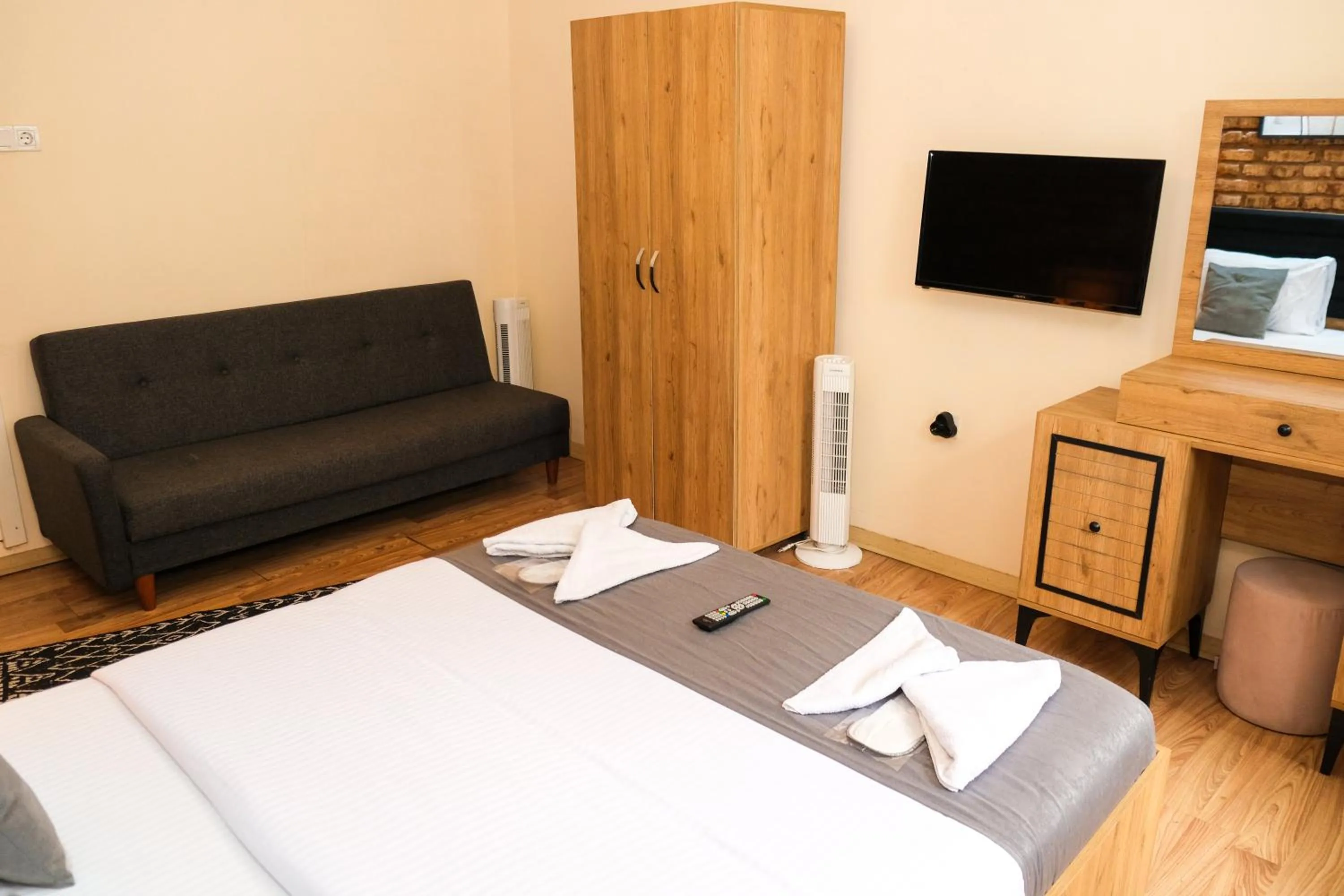 Bed in Taksim Nikea Suites 80