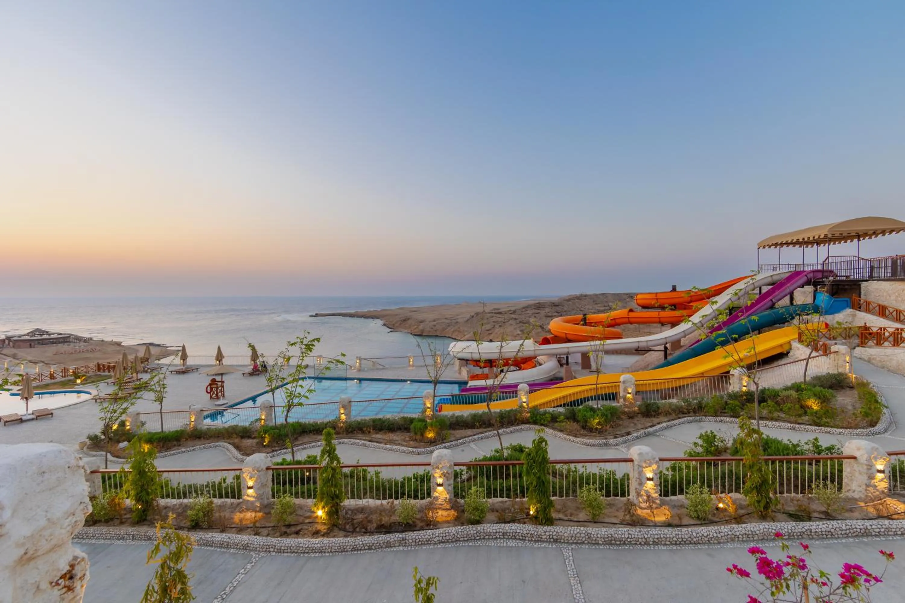 Aqua park in Siva Golden Bay Makadi