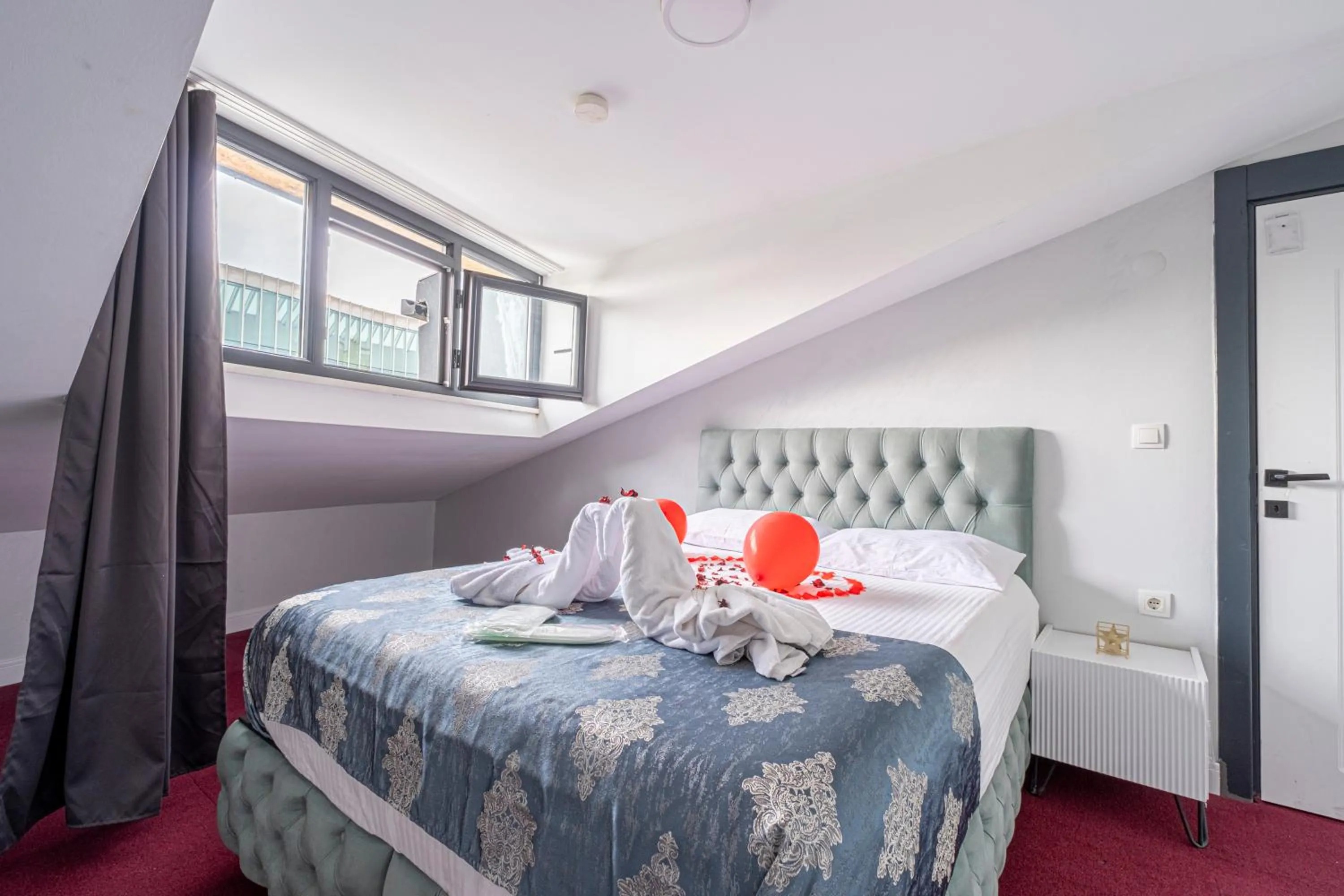 Bed in Süper Stay Halkalı