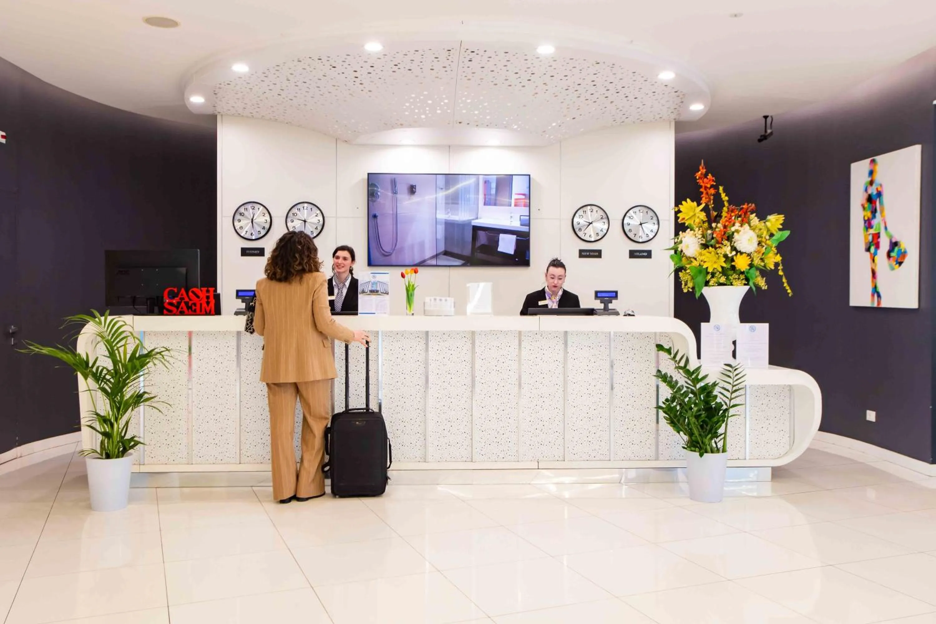 Lobby or reception in AN Hotel Milano Melegnano