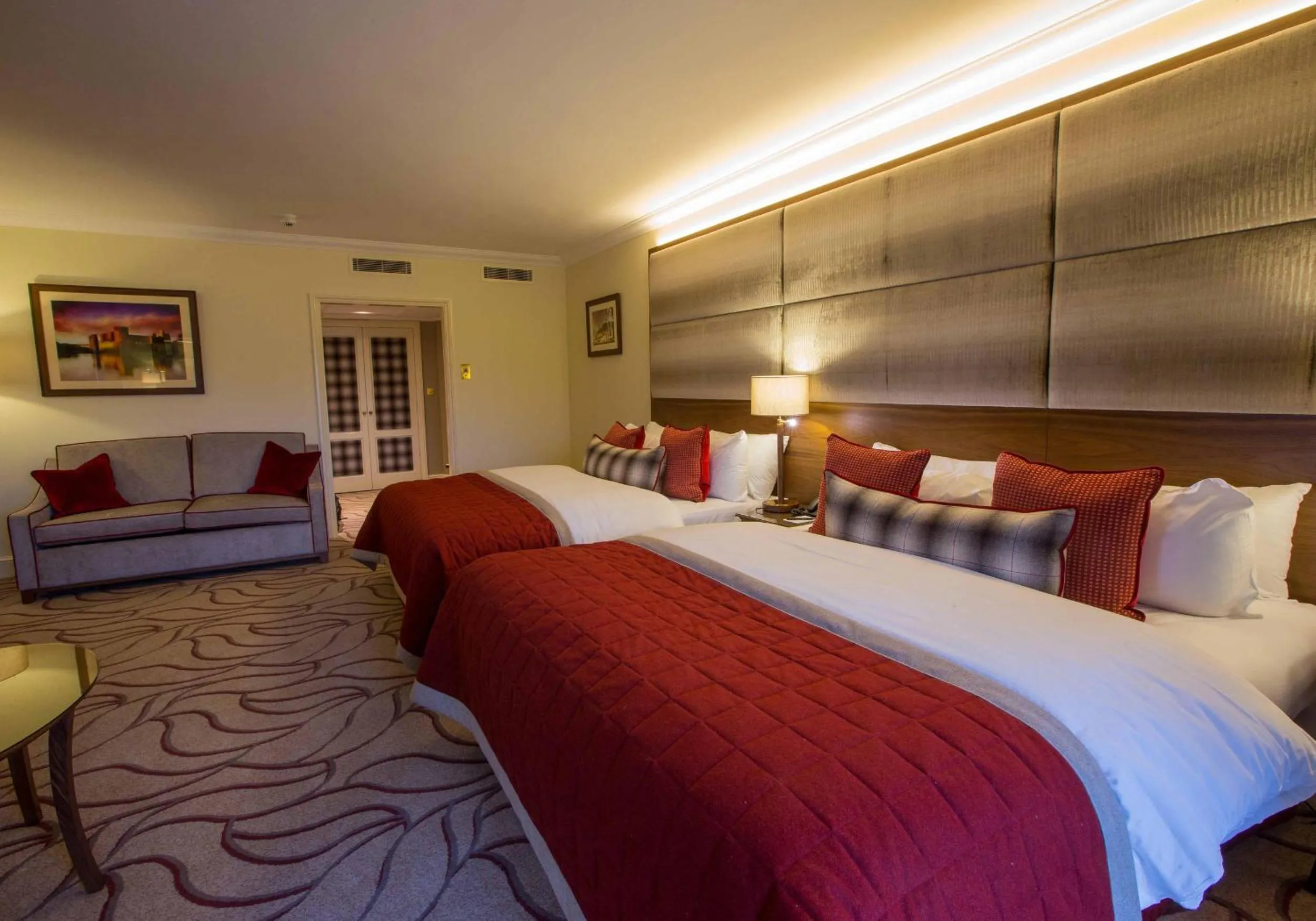 Bed in The Celtic Manor Resort