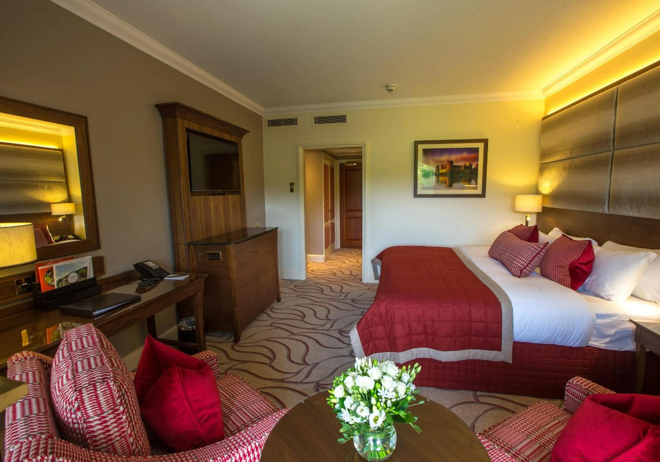 Bed in The Celtic Manor Resort